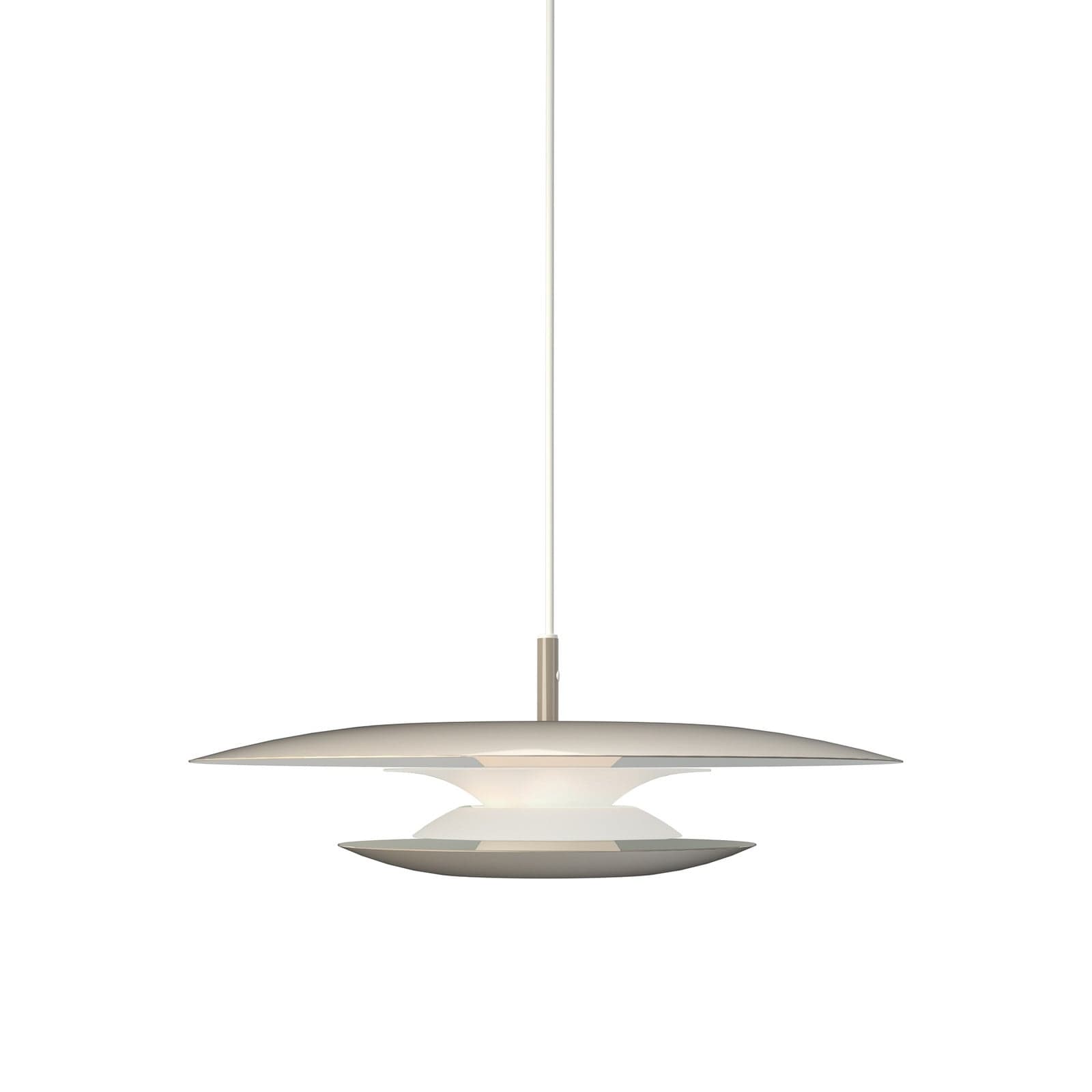 Eclipse hengelampe, Ø 43 cm, grå, metall, G9 - Belid - Stue - Design - Med en lyskilde