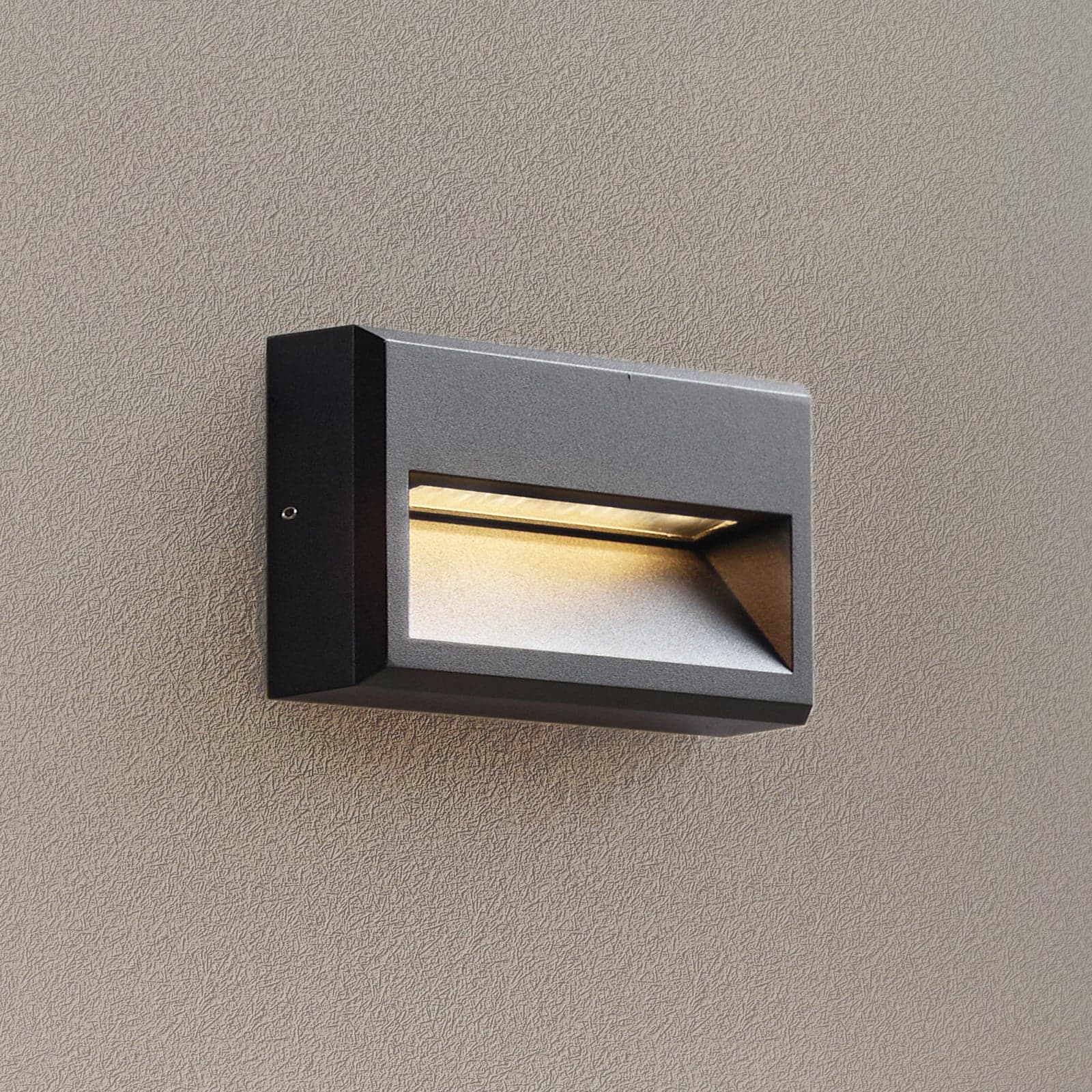 Weno LED Utendørs Vegglampe Svart - Lucande - Balkong - Moderne - Aluminium - Plafond