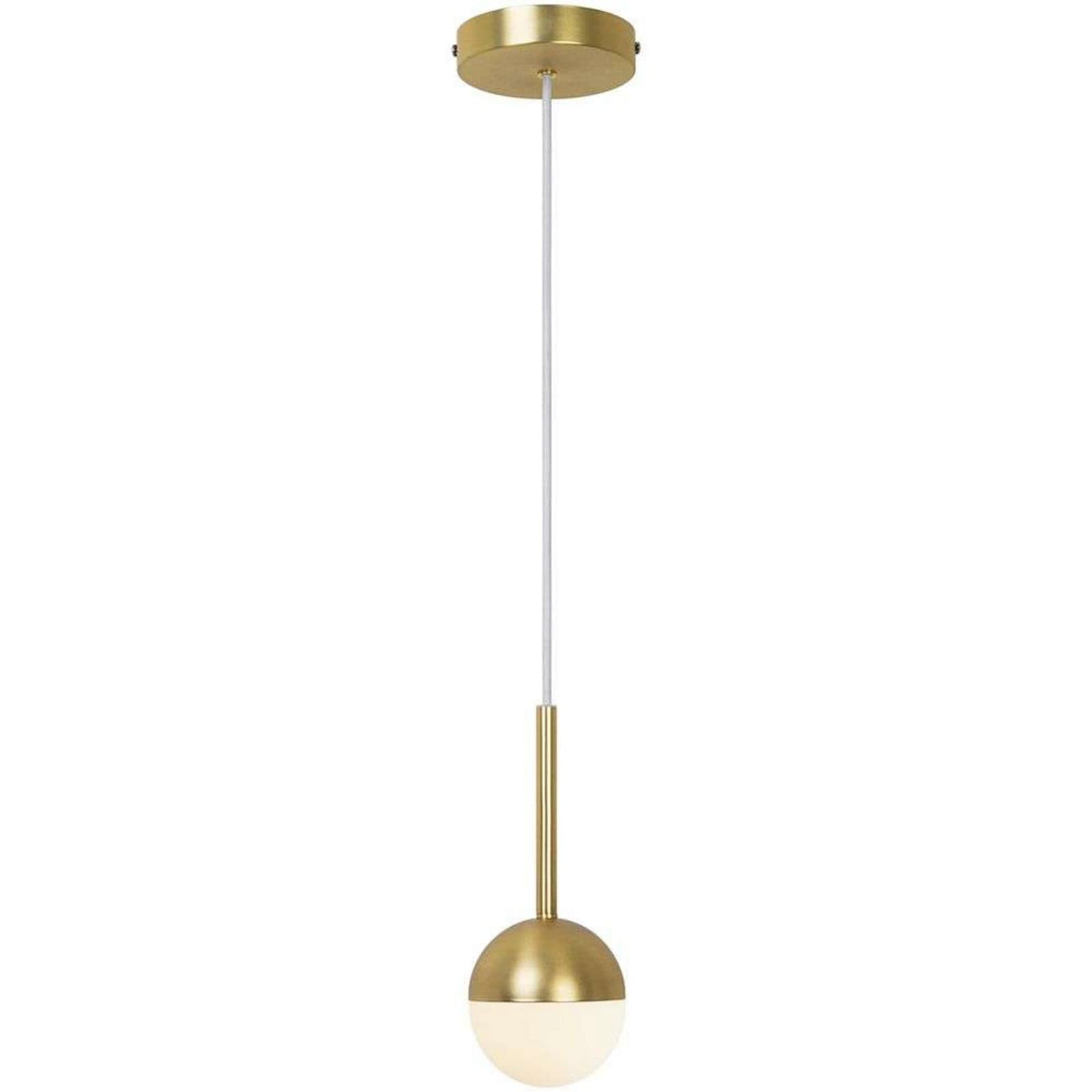 Contina pendellampe messing/opal - Nordlux - Stue - Design - Metall - Med en lyskilde