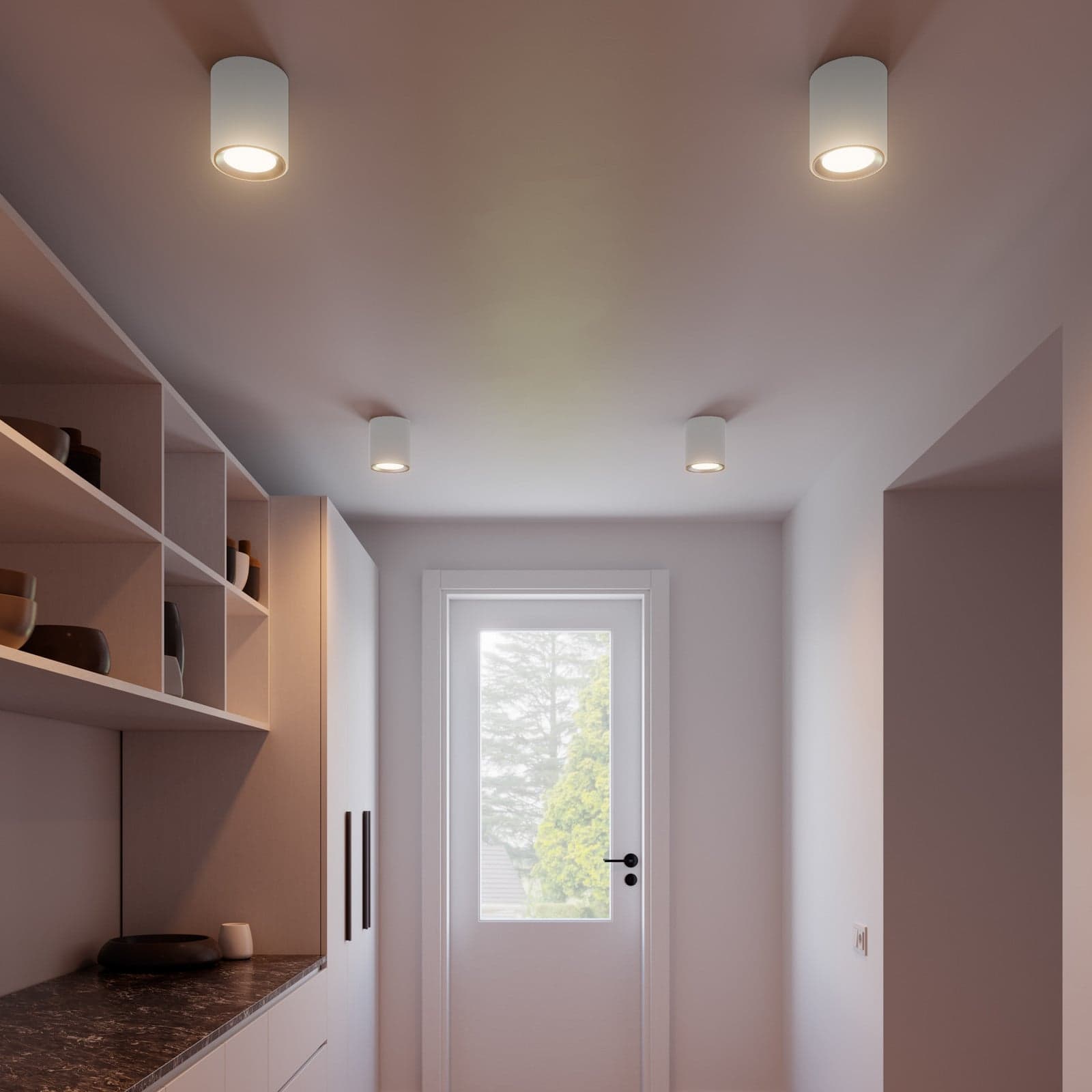 Landon Smart Taklampe Long White - Nordlux - Stue - Metall - Rund