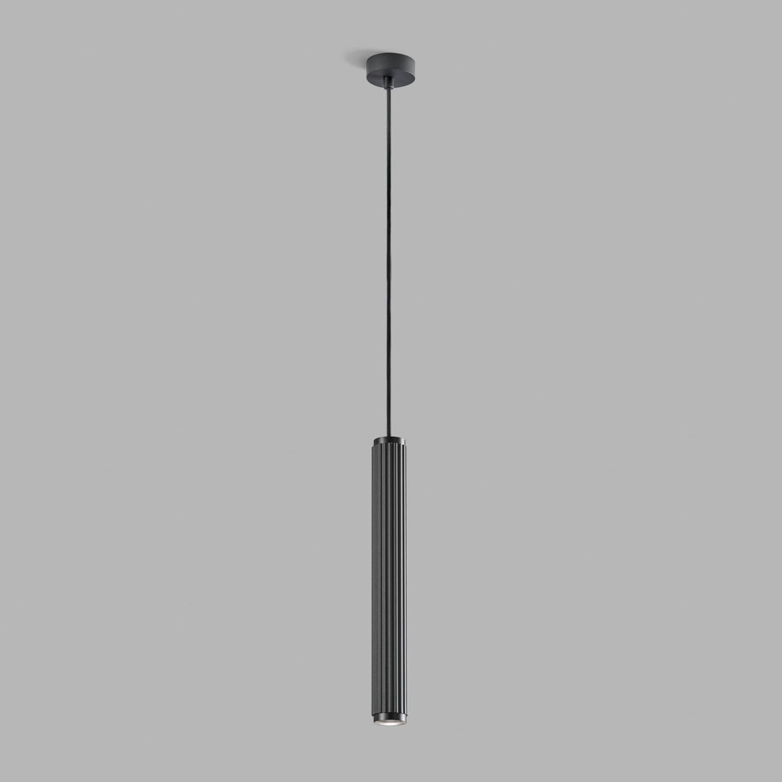 Velvet S1 Switch LED-hengelampe, svart – LIGHT-POINT Velvet S1 Switch Tune - Stue - Moderne - Aluminium - Med en lyskilde