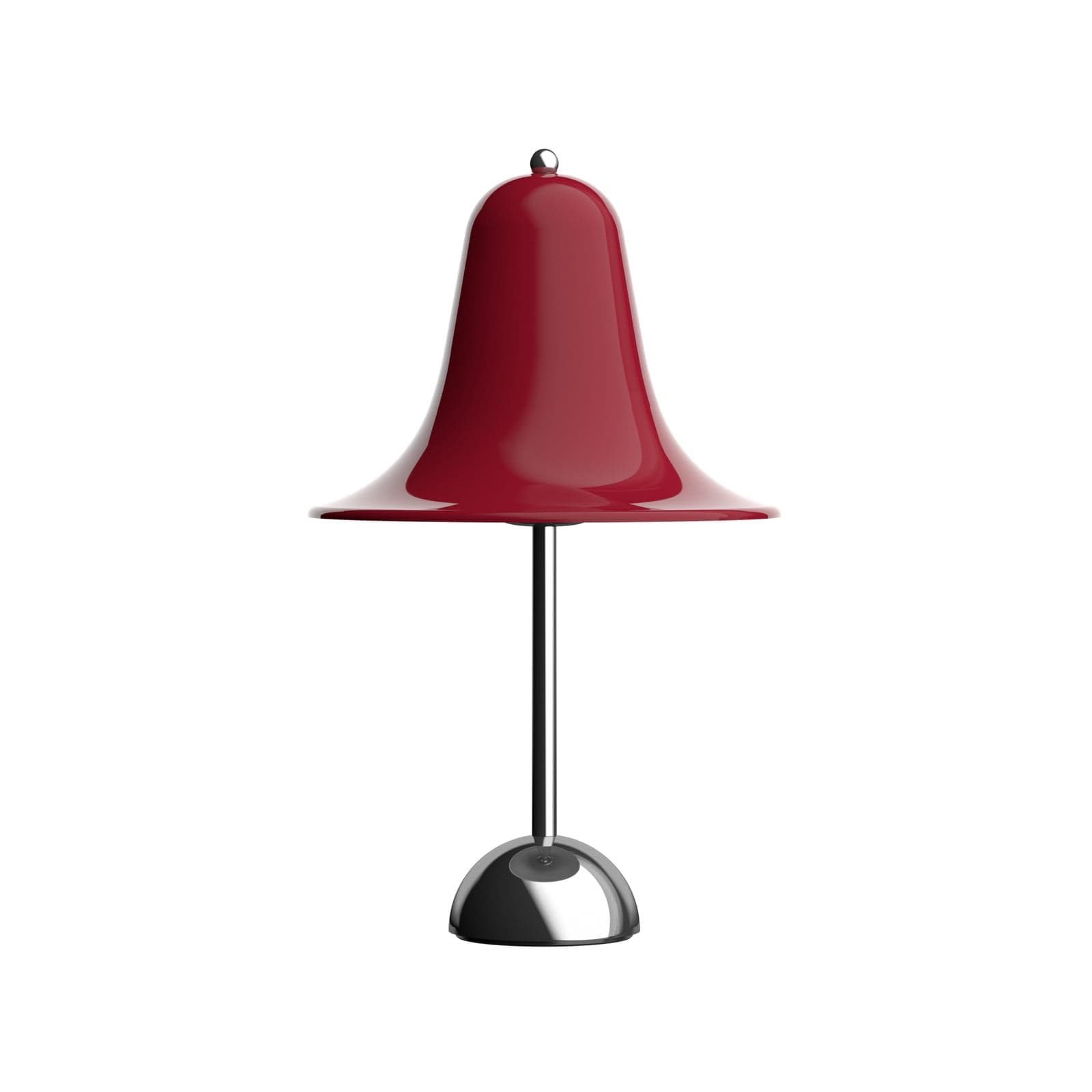 Pantop bordlampe Ø 23 cm kirsebærrød - VERPAN - Stue - Design - Metall - Med skjerm