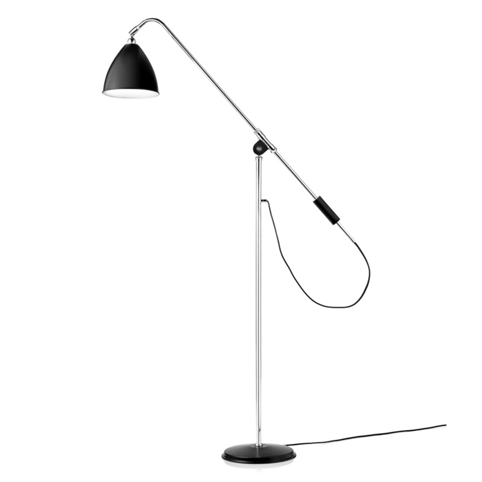 Bestlite BL4 Gulvlampe Ø21 Krom/Svart - GUBI - Stue - Metall