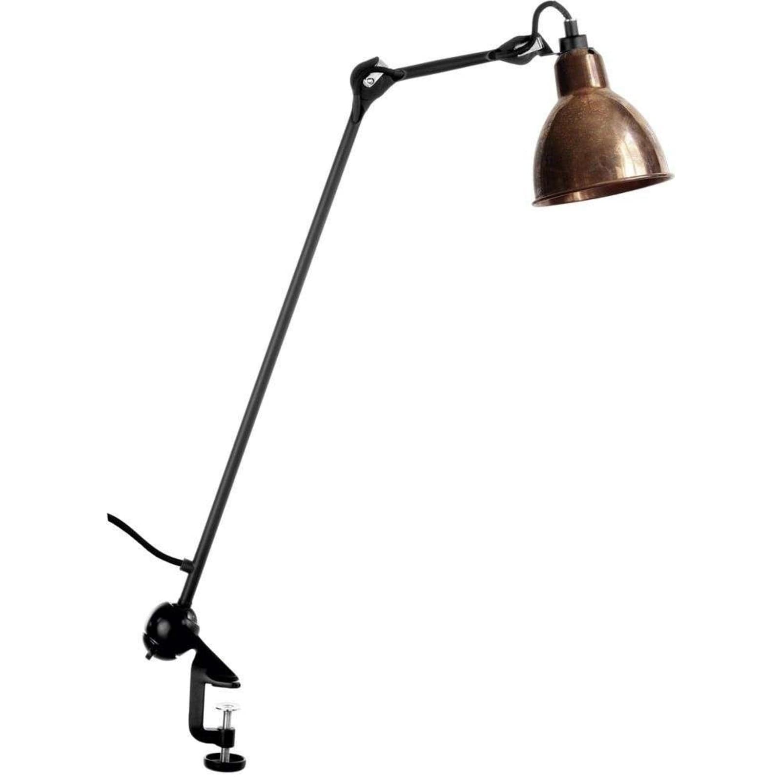 201 Bordlampe Svart/Kobber - Lampe Gras DCW - Arbeidsrom / kontor - Metall