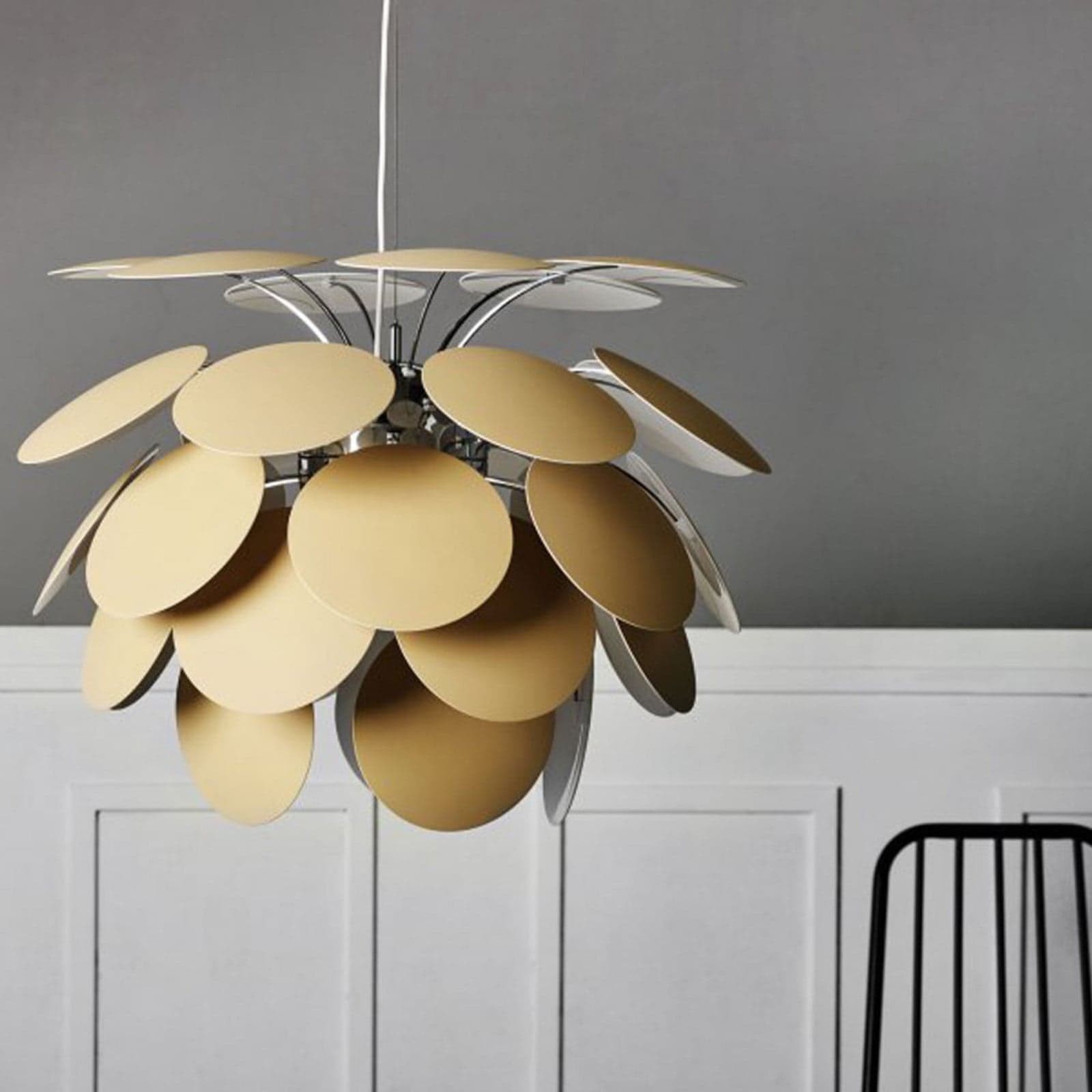 Discoco Taklampe Ø132 Matt Beige - Marset - Plast