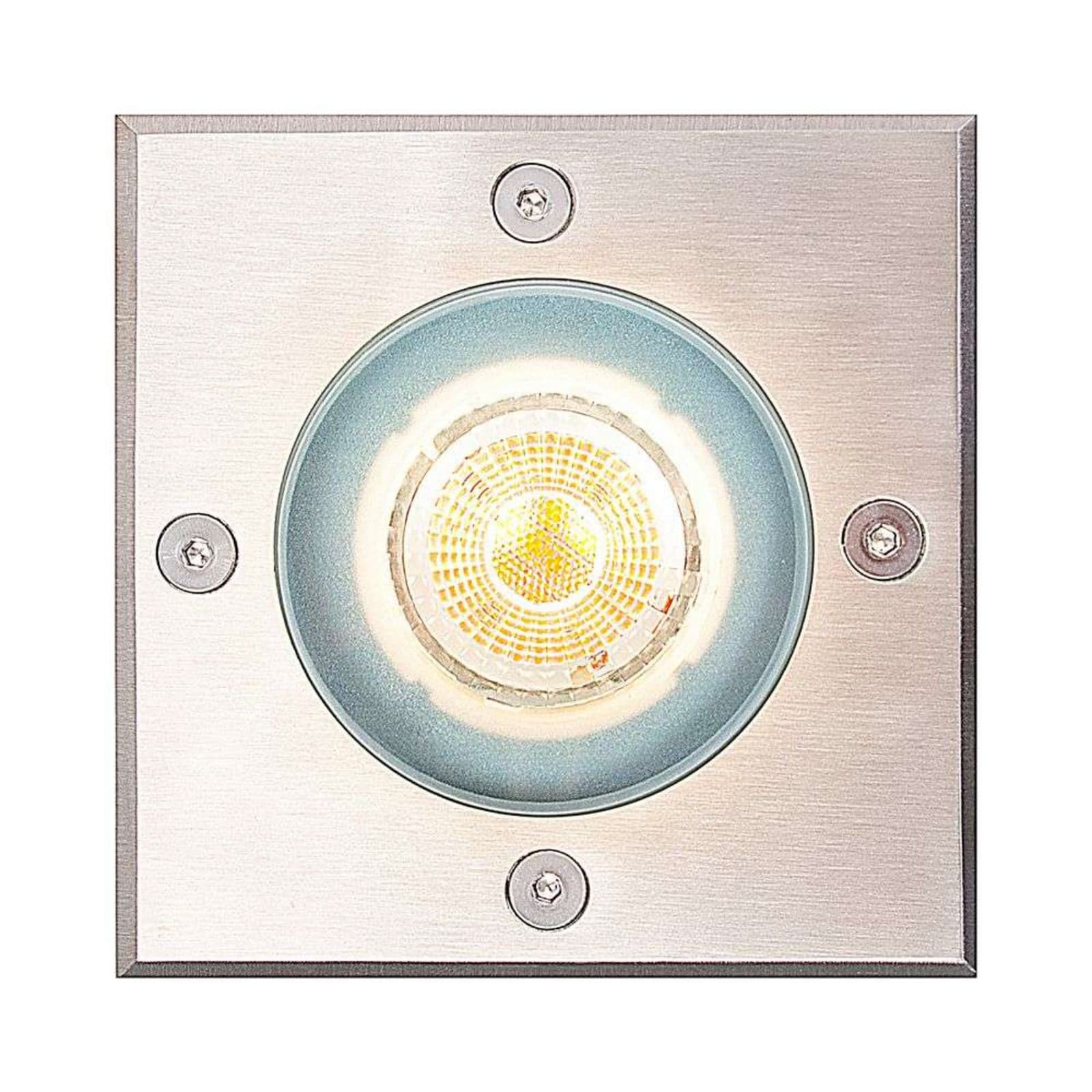 Andor Square Nedgravnings Spot Stainless Steel - Nordlux - Aluminium