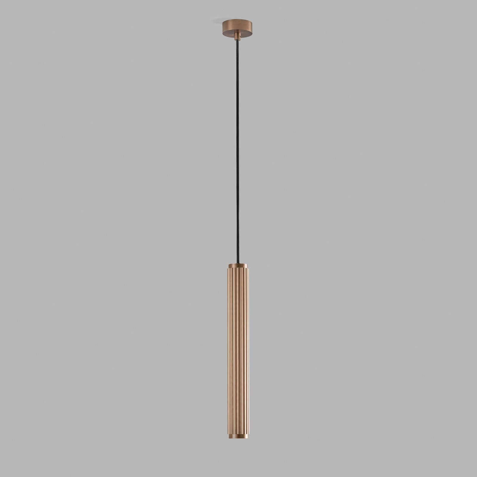 Velvet S1 Switch LED-hengelampe, rosagull – LIGHT-POINT Velvet S1 Switch Tune - Stue - Moderne - Aluminium - Med en lyskilde