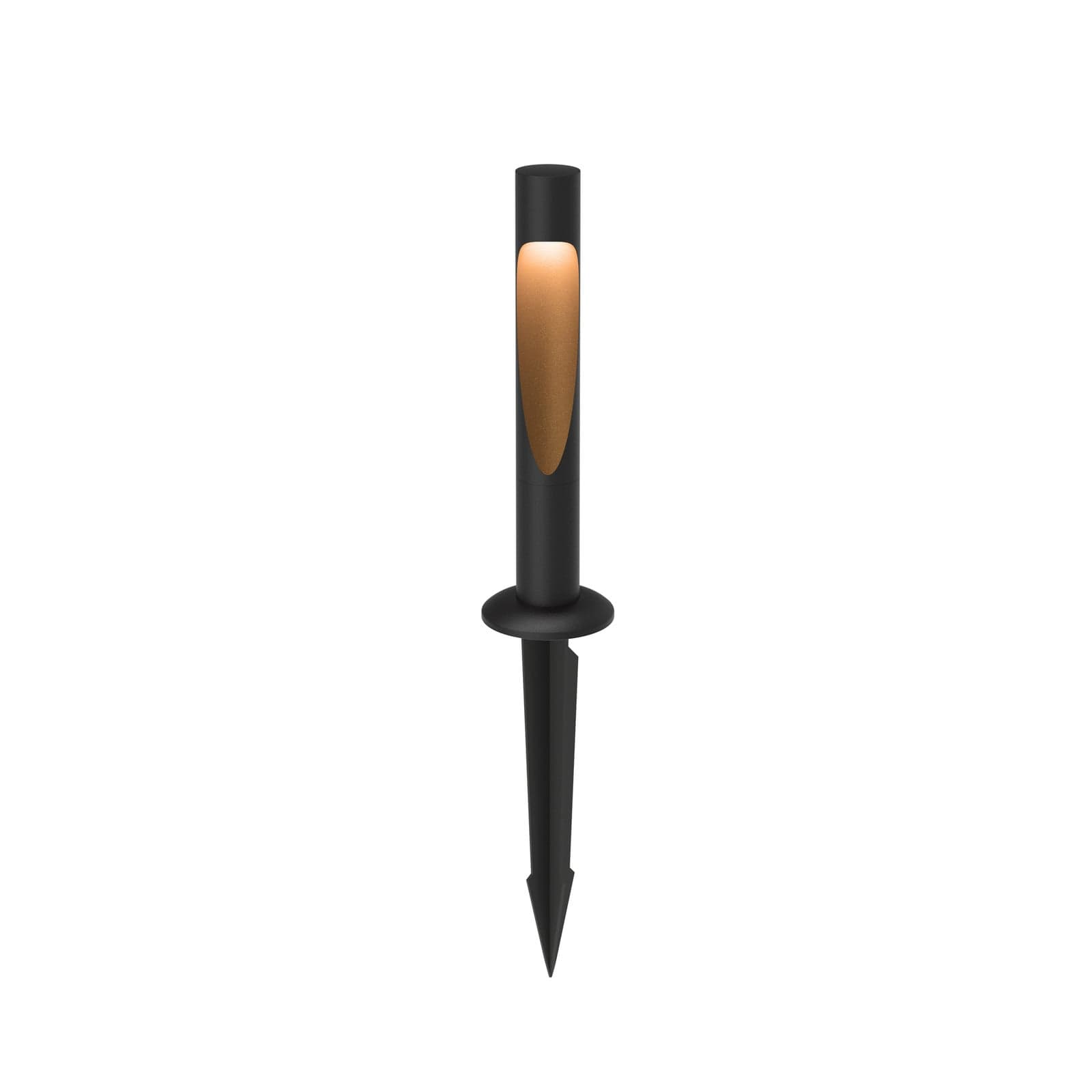 Flindt sokkellampe 827 svart, jordkontakt 24V - Louis Poulsen - Design - Aluminium - Med en lyskilde