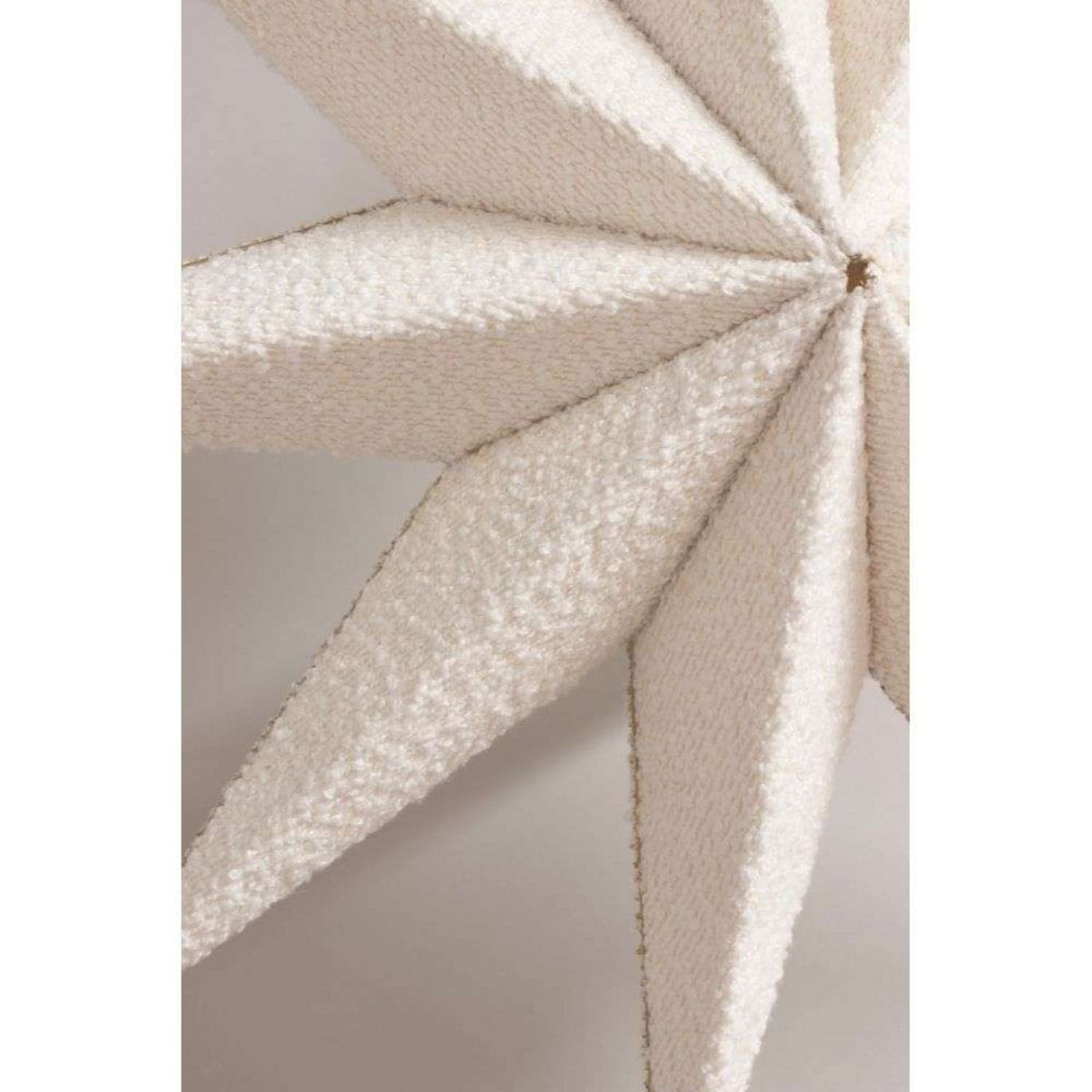Stella Star 60 Hvit Bouclé - Globen Lighting - Stoff / Tekstil