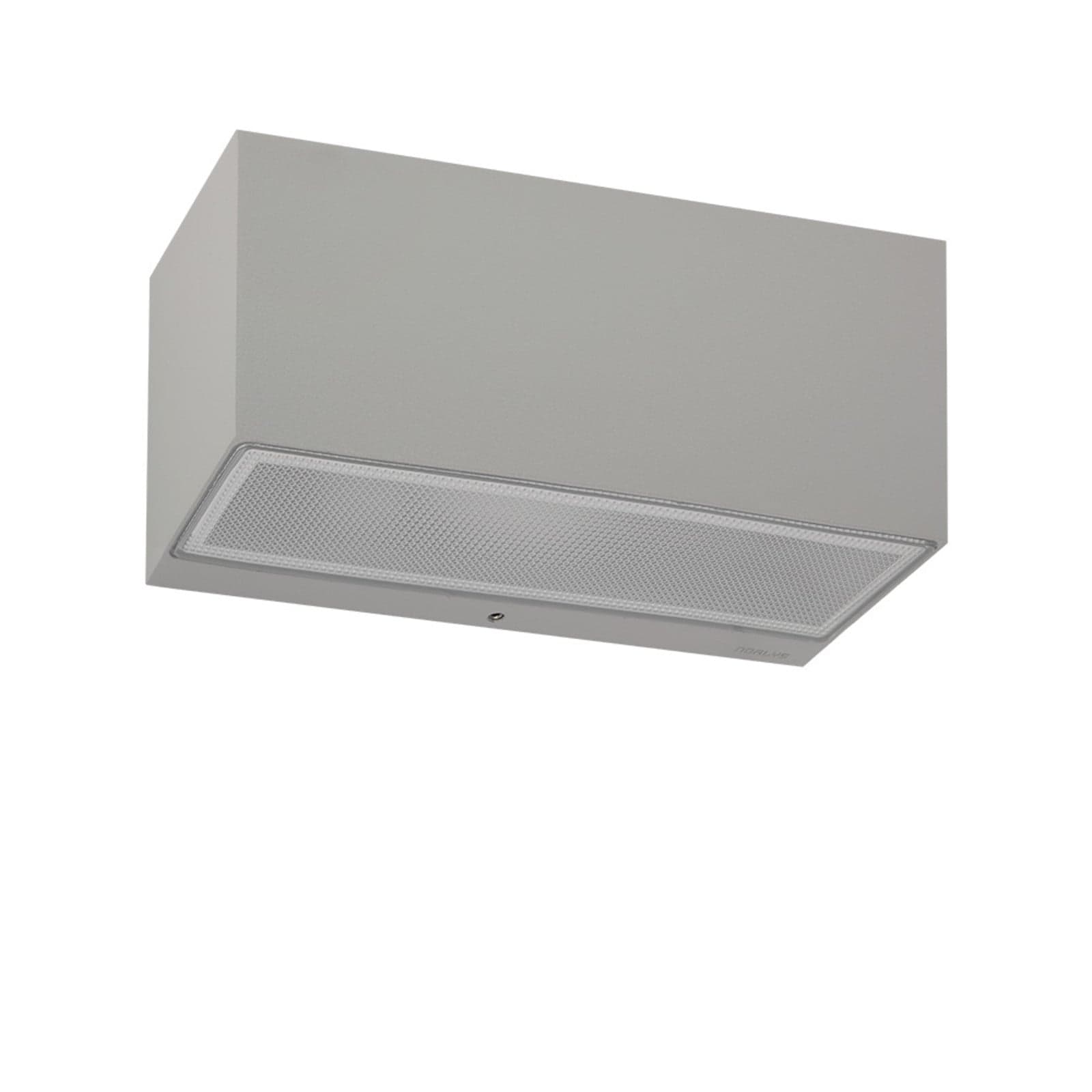 Asker stor utendørs LED-vegglampe, 13,7 W, aluminium – Norlys - Terrasse