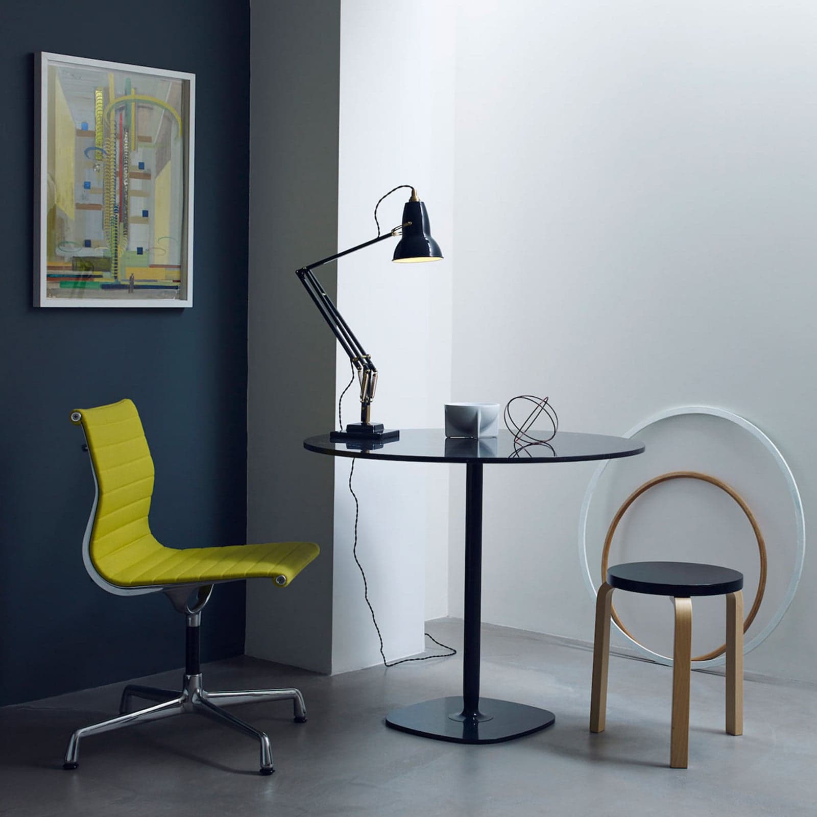 Original 1227 Brass Skrivebordslampe Jet Black - Anglepoise - Arbeidsrom / kontor - Industriell - Metall - Med en lyskilde