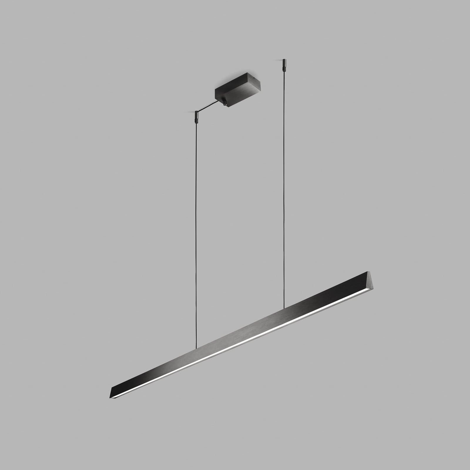 Edge Linear S1500 LED-hengelampe, svart, CCT - Light-Point - Arbeidsrom / kontor - Design - Aluminium - Med flere lyskilder