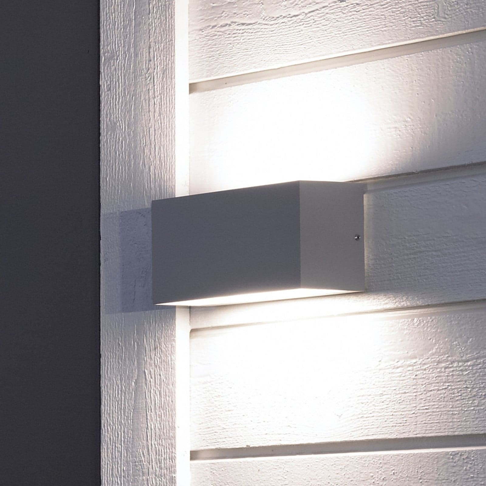 Asker Down LED Utendørs Vegglampe L21,5 Galvanisert - Norlys - Terrasse - Aluminium