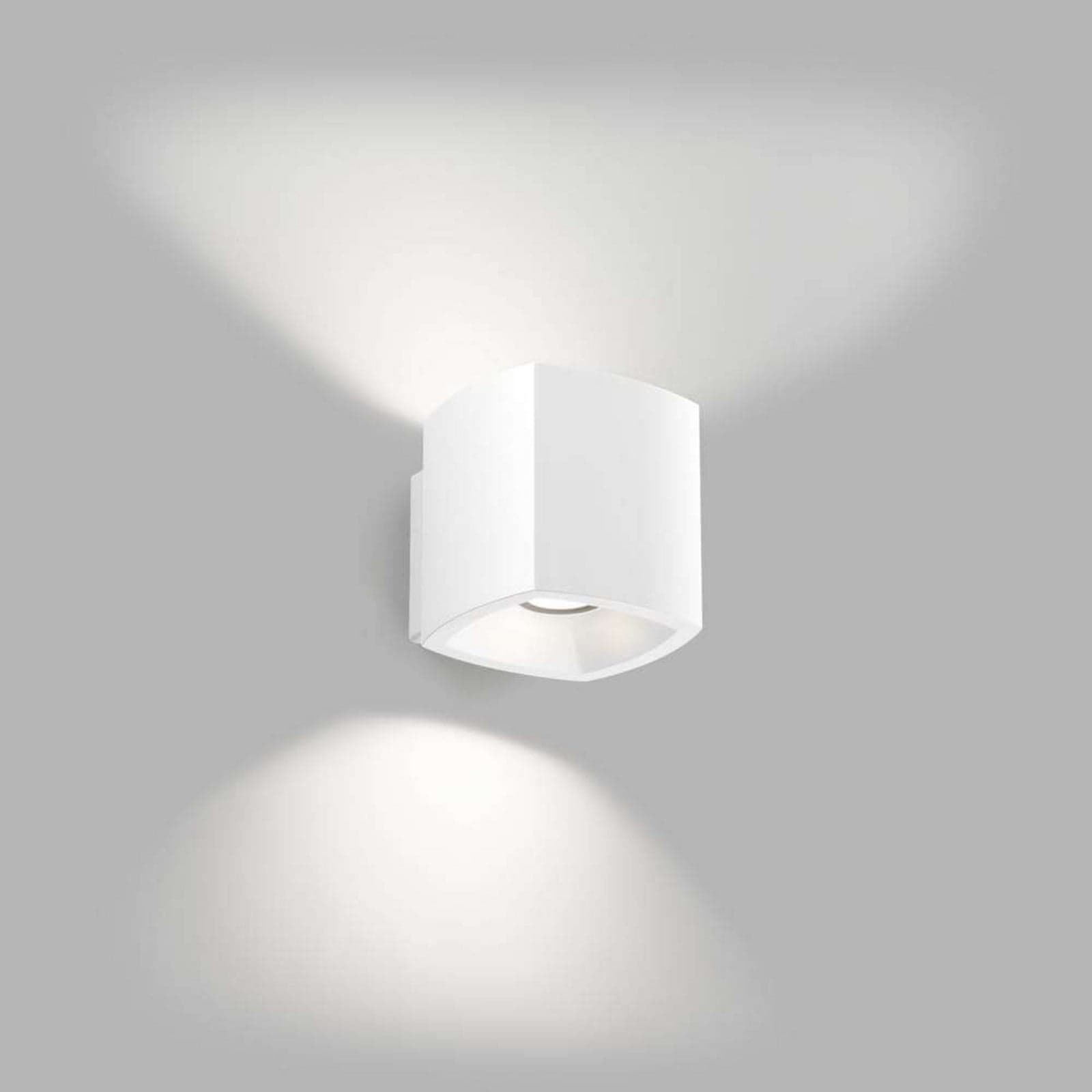 Mirage 1 Vegglampe In/Out White - LIGHT-POINT - Kjeller - Aluminium