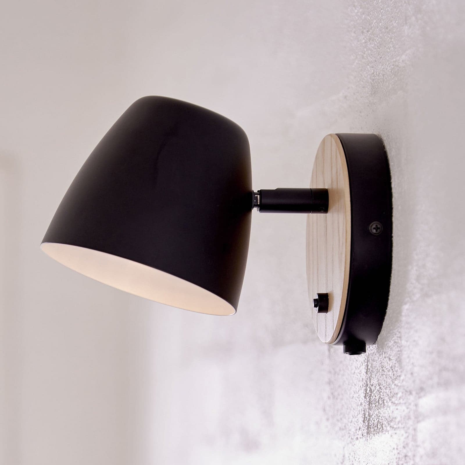 Theo Vegglampe Black - Nordlux - Stue - Moderne - Metall - Med en lyskilde