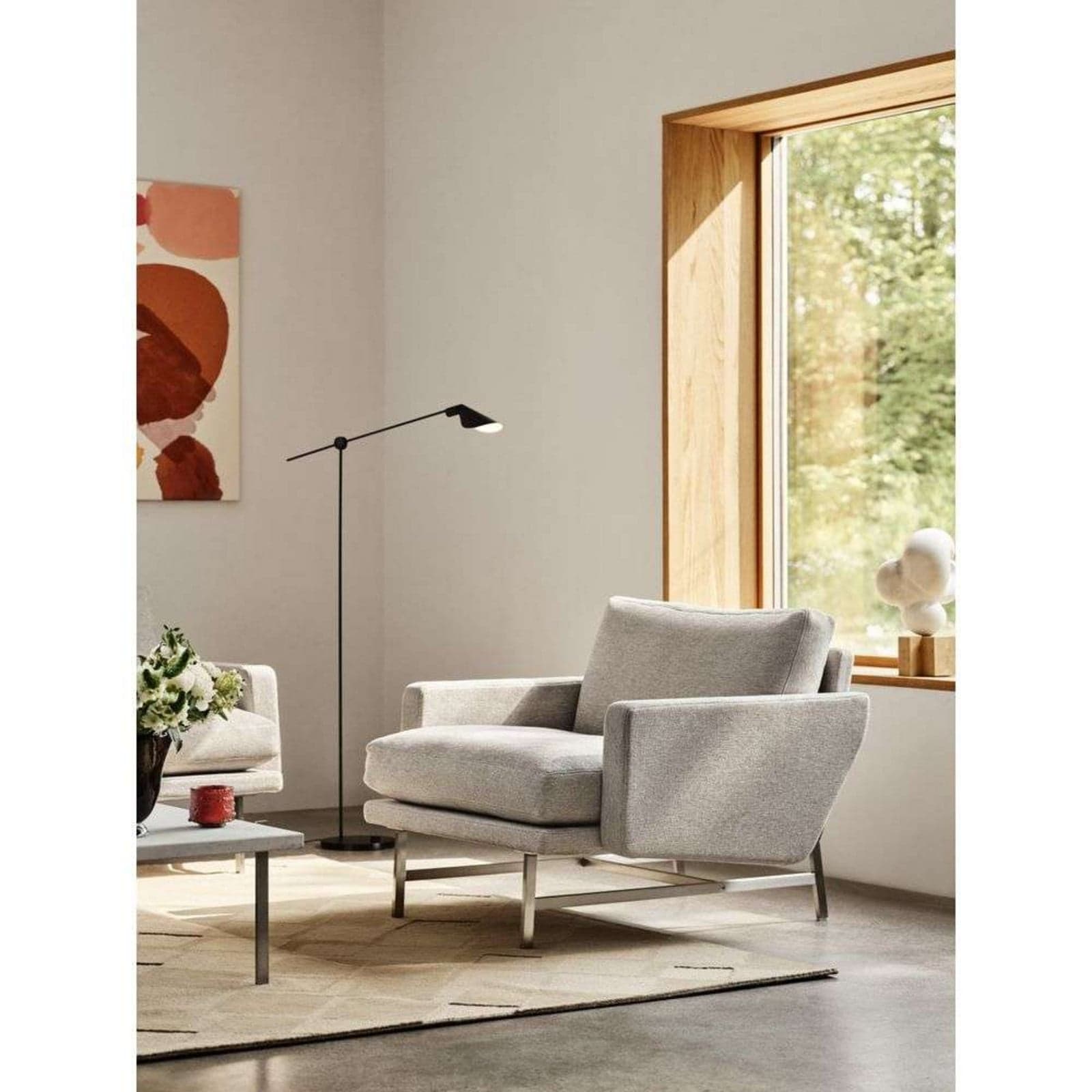 MS Series MS011 Gulvlampe Steel - Fritz Hansen - Stue - Metall