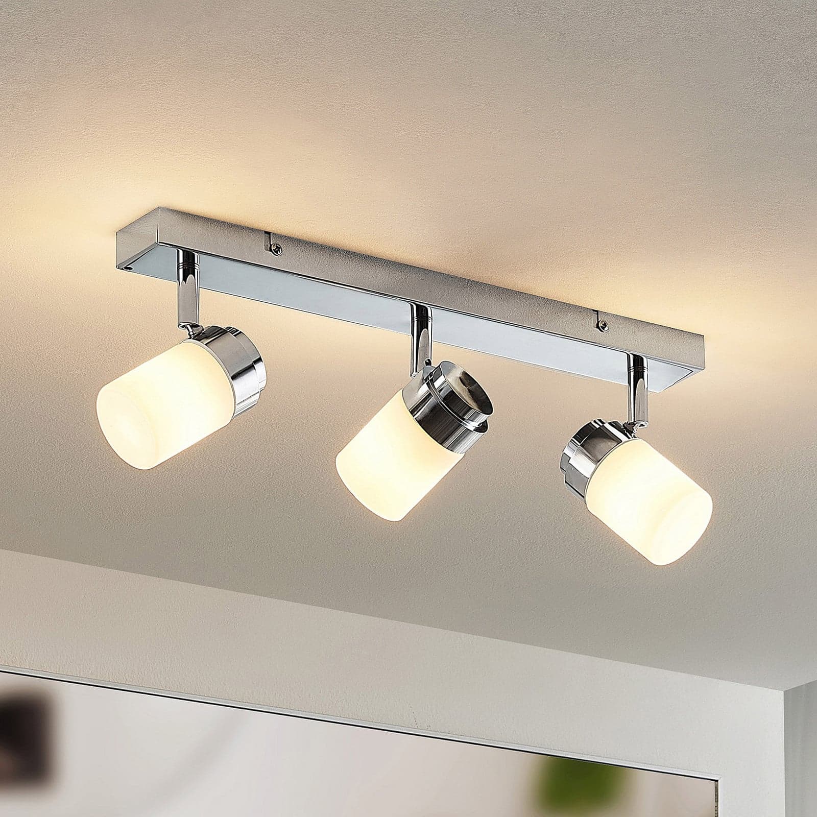 Alimari Taklampe Chrome - Lindby - Stue - Moderne - Metall - Med flere lyskilder