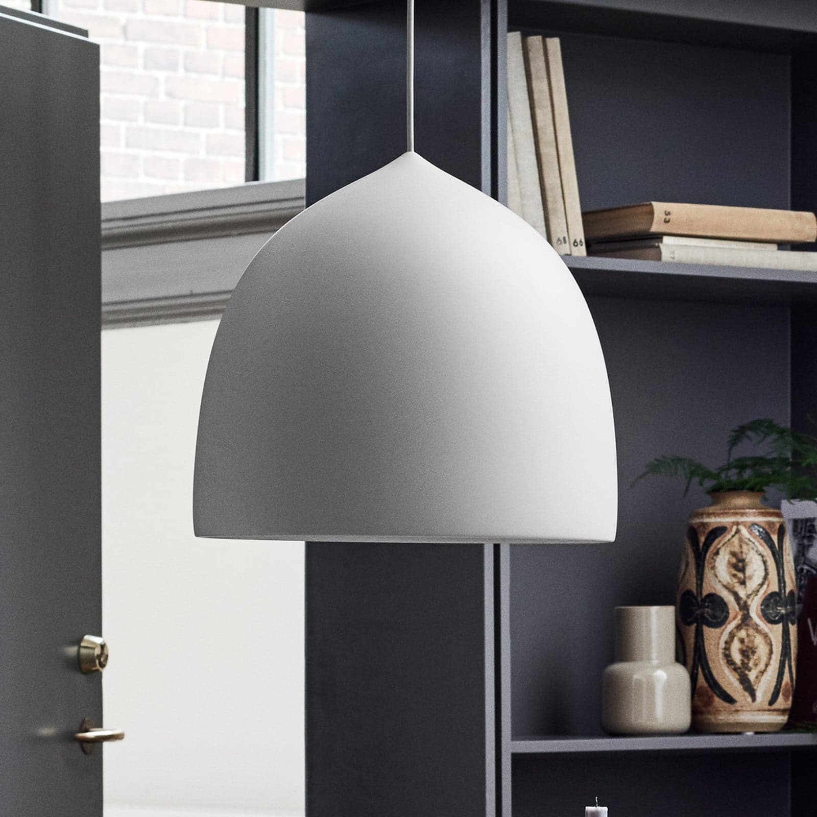 Suspence P2 Pendel Matt Grå - Fritz Hansen - Stue - Design - Metall - Med en lyskilde