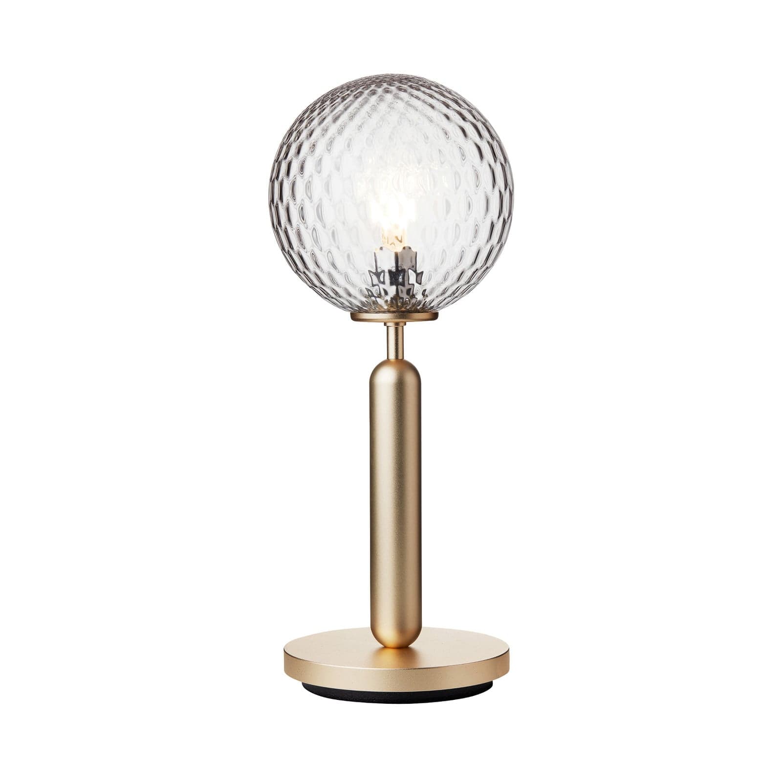 Miira Bordlampe Brass/Optic Clear - Nuura Miira Table Nuura Aps - Stue - Design - Metall - Kule