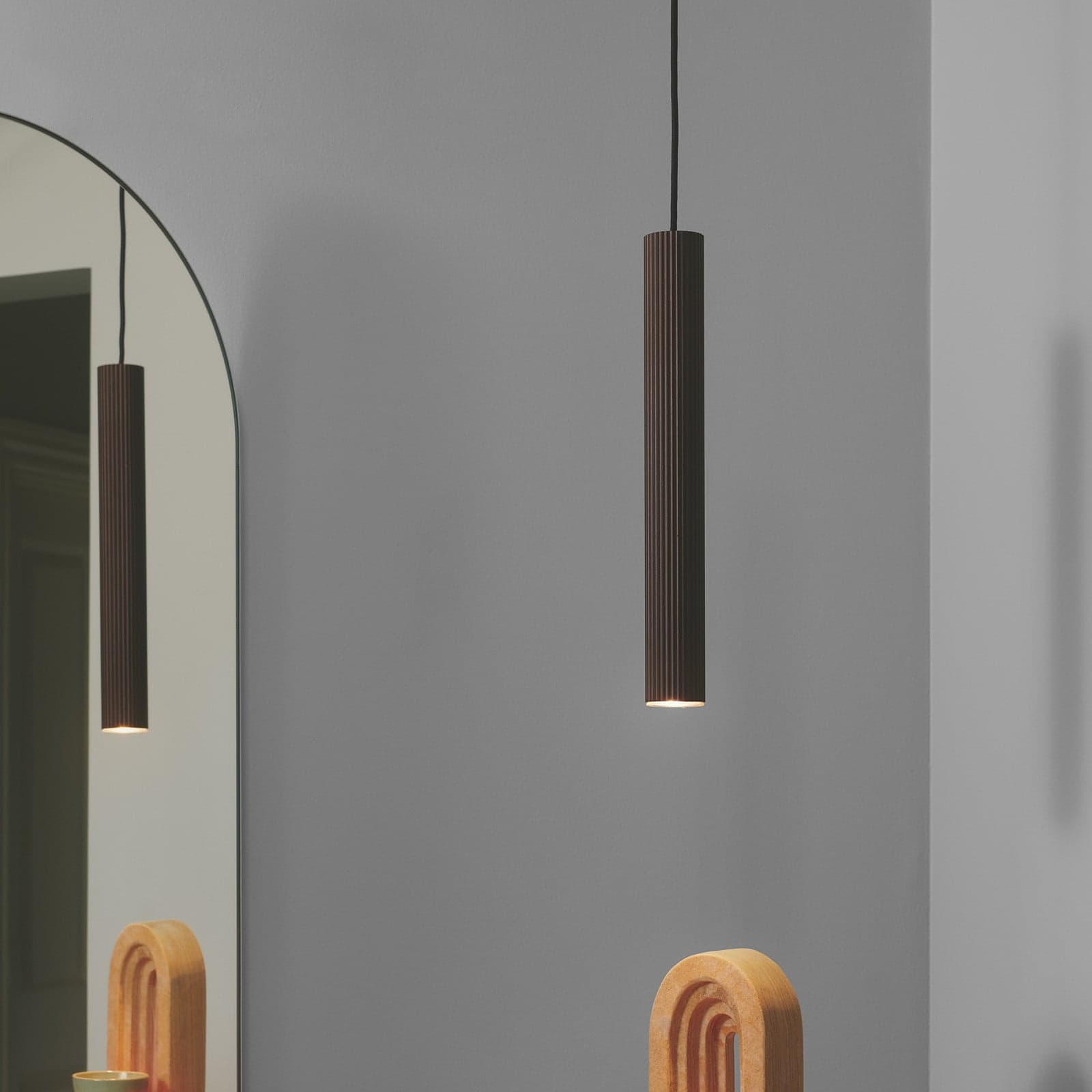Vico Pendel Metallic Brown - Nordlux - Spisestue - Aluminium - Med en lyskilde
