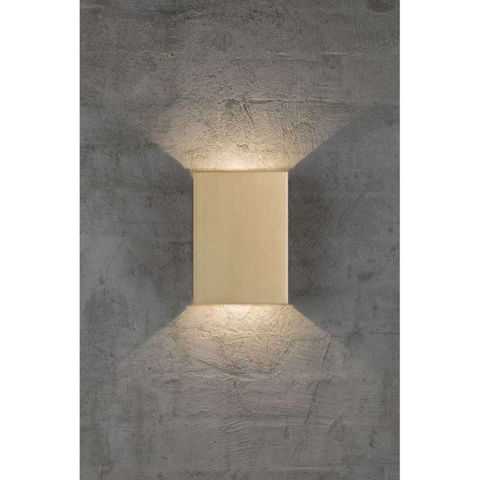 Fold 15 LED-vegglampe, messing – Nordlux - Stue - Aluminium