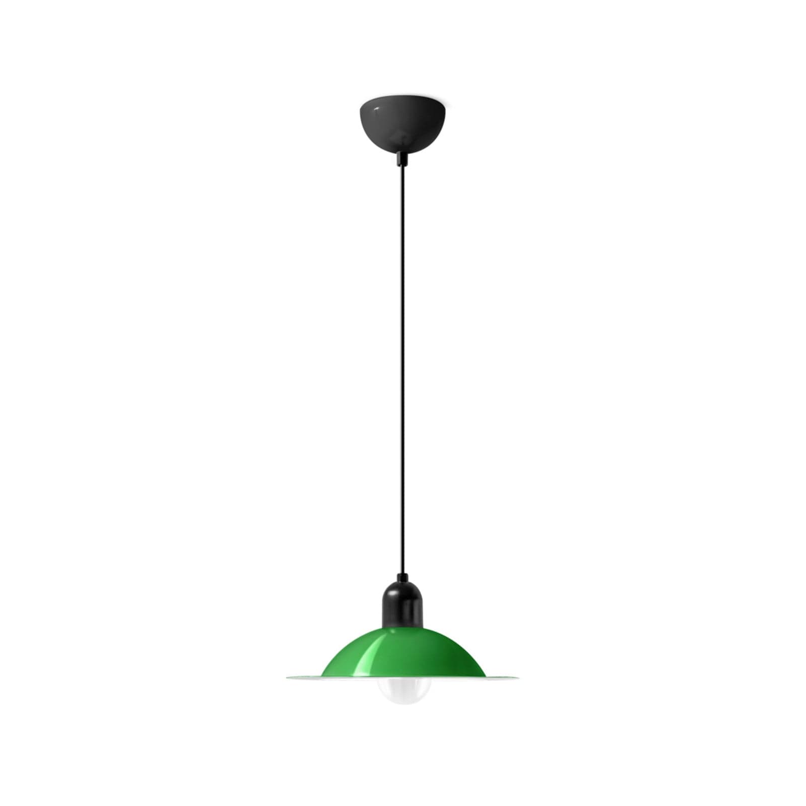 Lampiatta LED-hengelampe, grønn, Ø 28 cm - Stilnovo - Stue - Design - Metall - Med en lyskilde