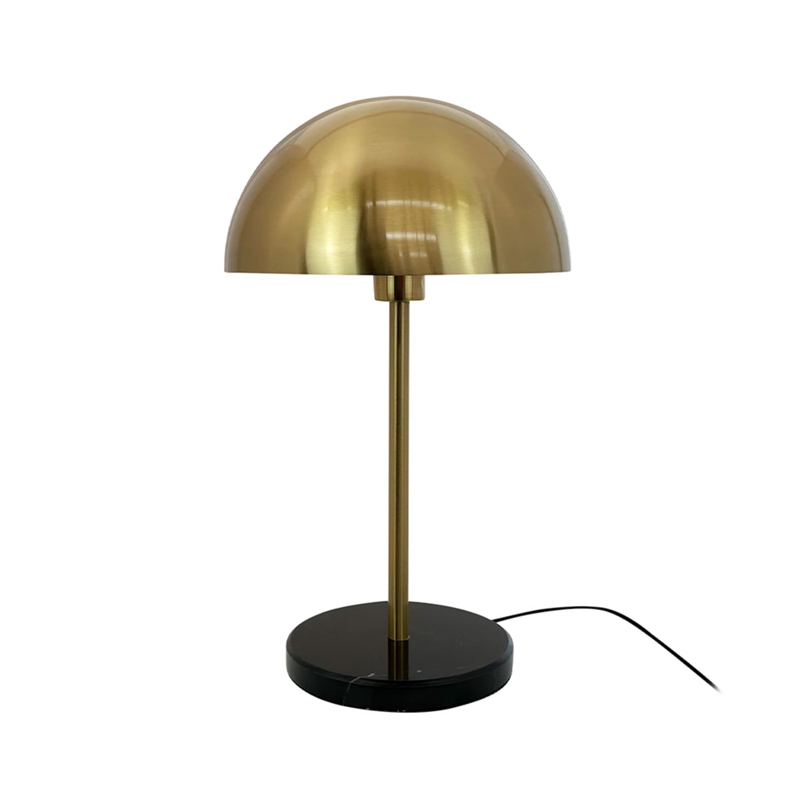 Nancy bordlampe, messing/marmor, 51 cm - Dyberg Larsen - Stue - Skandinavisk - Med en lyskilde