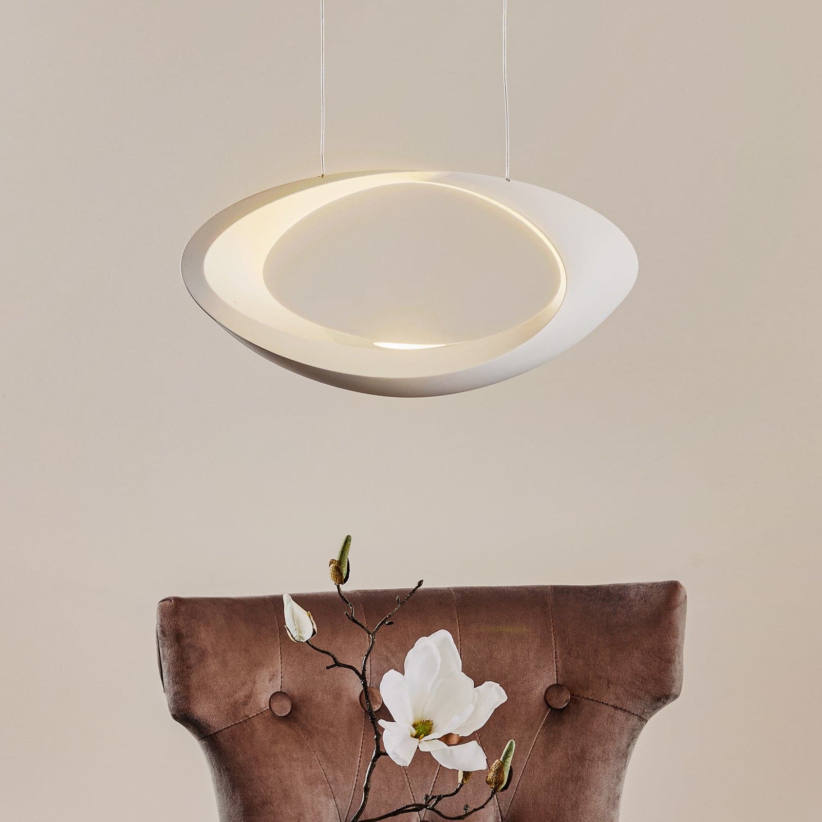 Cabildo S LED-pendellampe 2700K hvit – Artemide - Stue - Design - Metall - Med en lyskilde