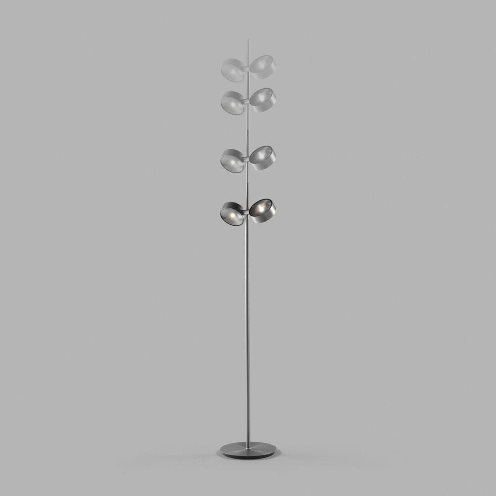 Orbit Gulvlampe Touchless Titanium - LIGHT-POINT - Stue - Aluminium