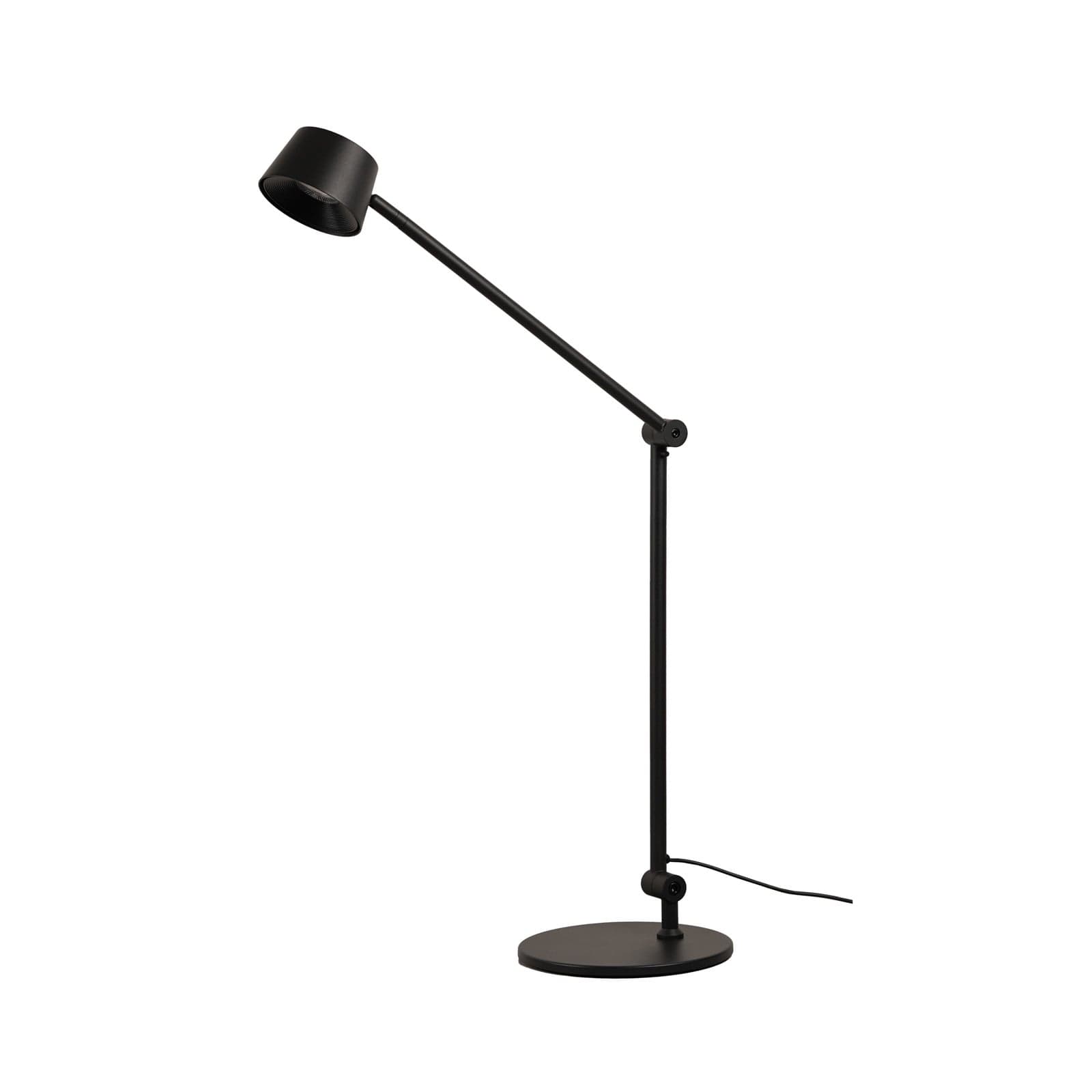Direction T1 LED-bordlampe, svart, høyde 56 cm - Antidark - Arbeidsrom / kontor - Moderne - Metall - Med en lyskilde