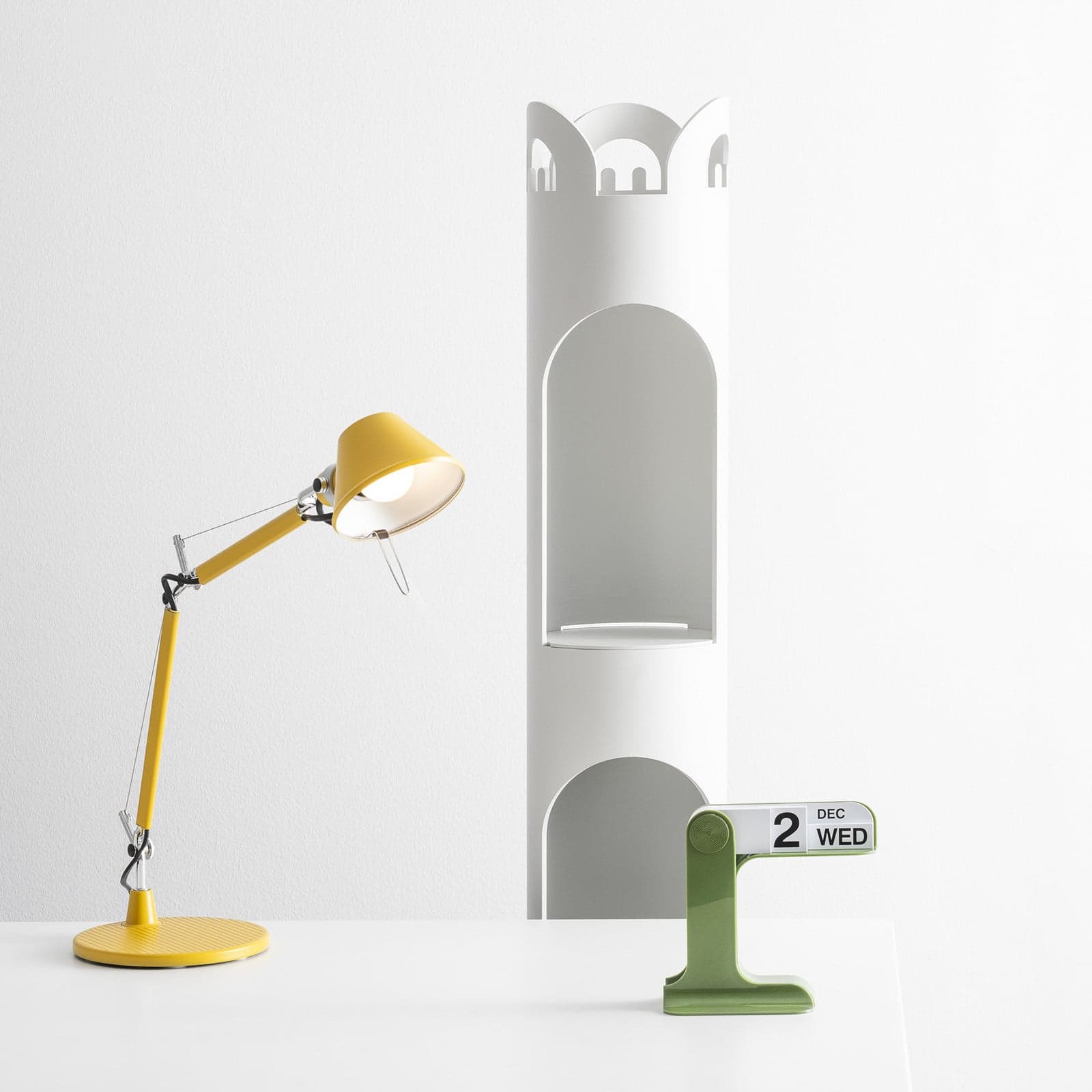 Tolomeo Micro bordlampe gul - Artemide - Arbeidsrom / kontor - Design - Metall - Med en lyskilde