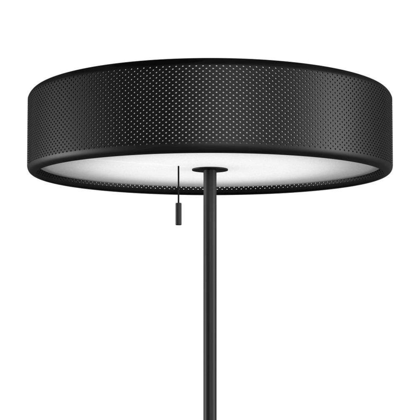 Grain Gulvlampe L Matt Black - Herstal - Stue - Metall