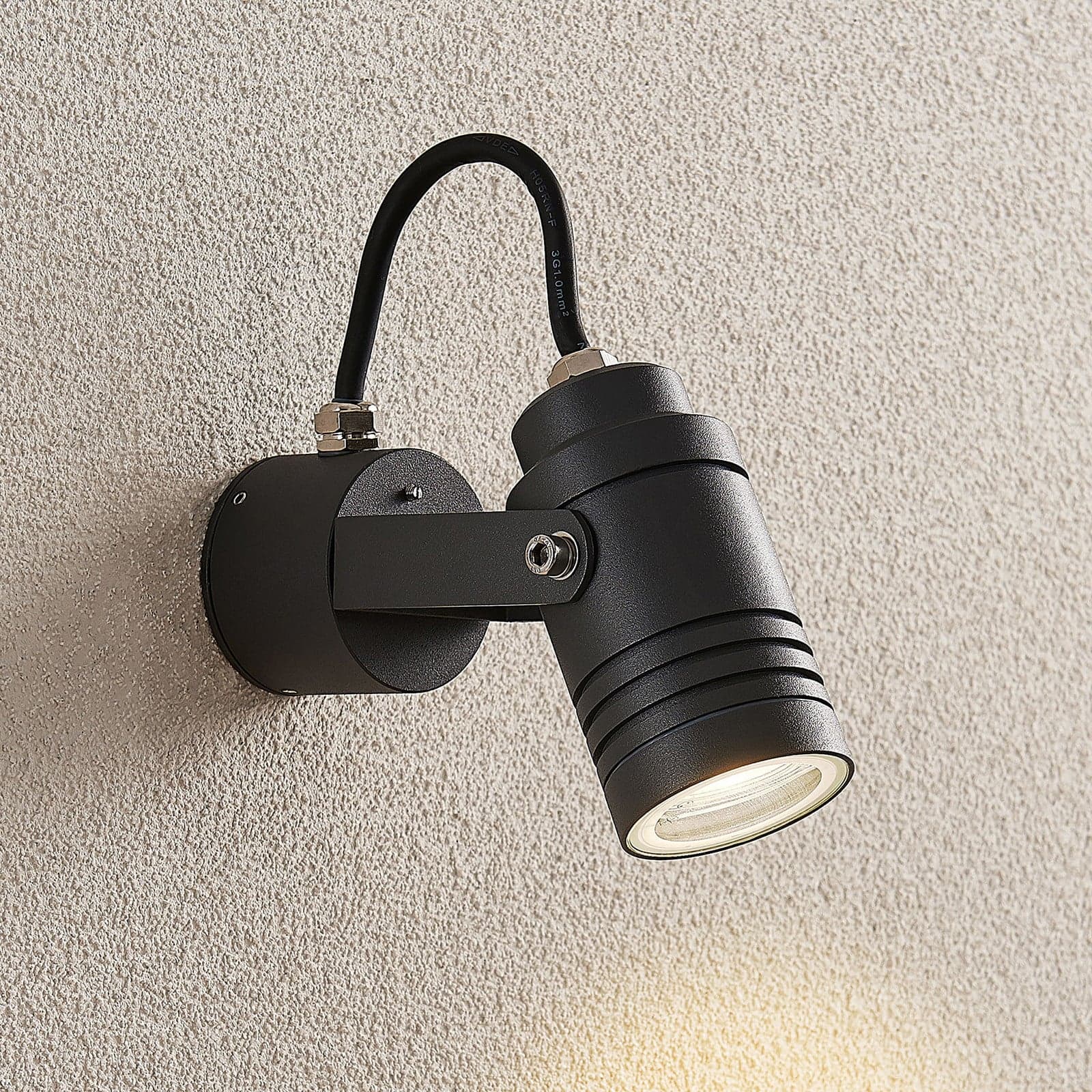 Galina Utendørs Vegglampe Dark Grey - Lucande - Moderne - Metall - Med en lyskilde