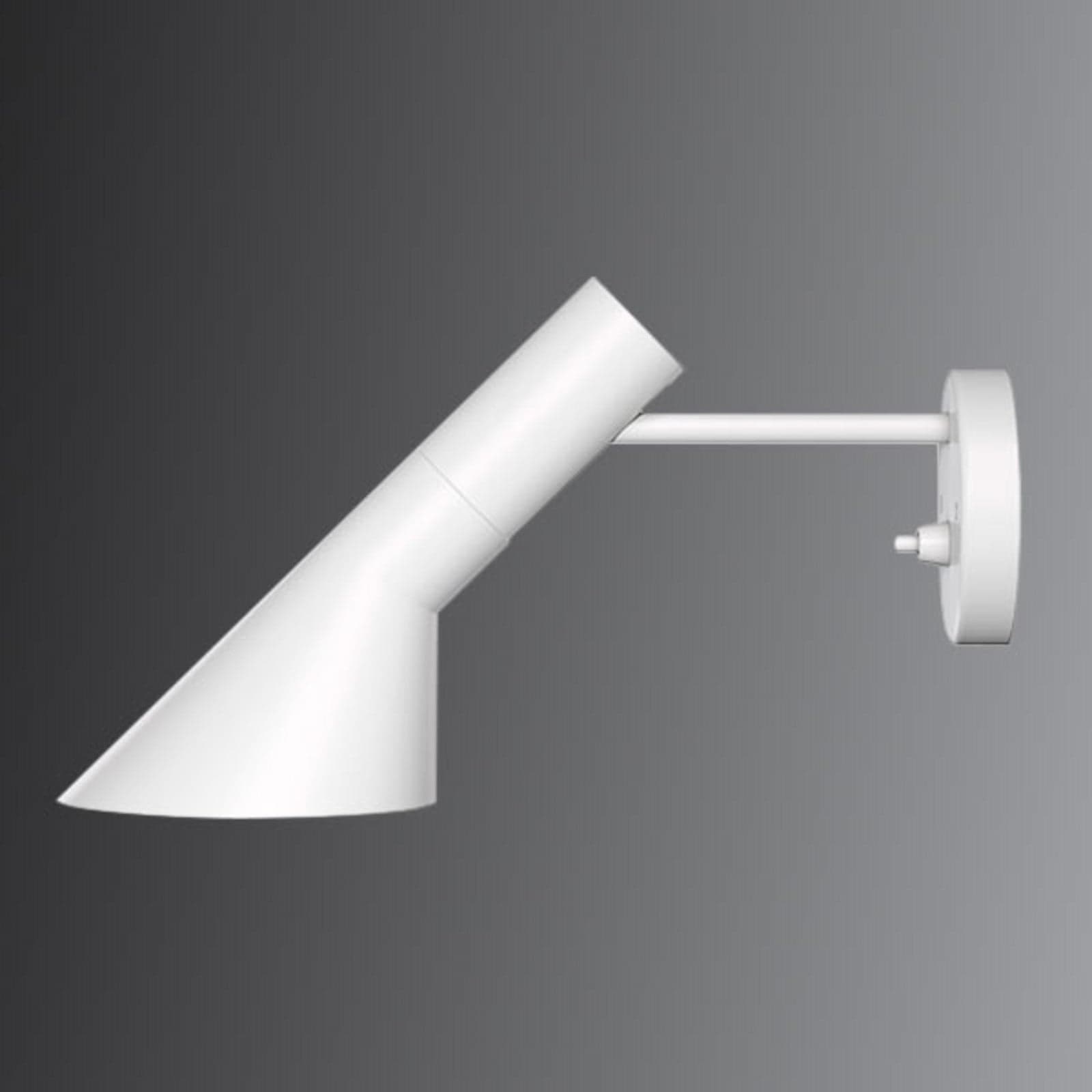 AJ Vegglampe Hvit - Louis Poulsen - Stue - Design - Metall - Med en lyskilde