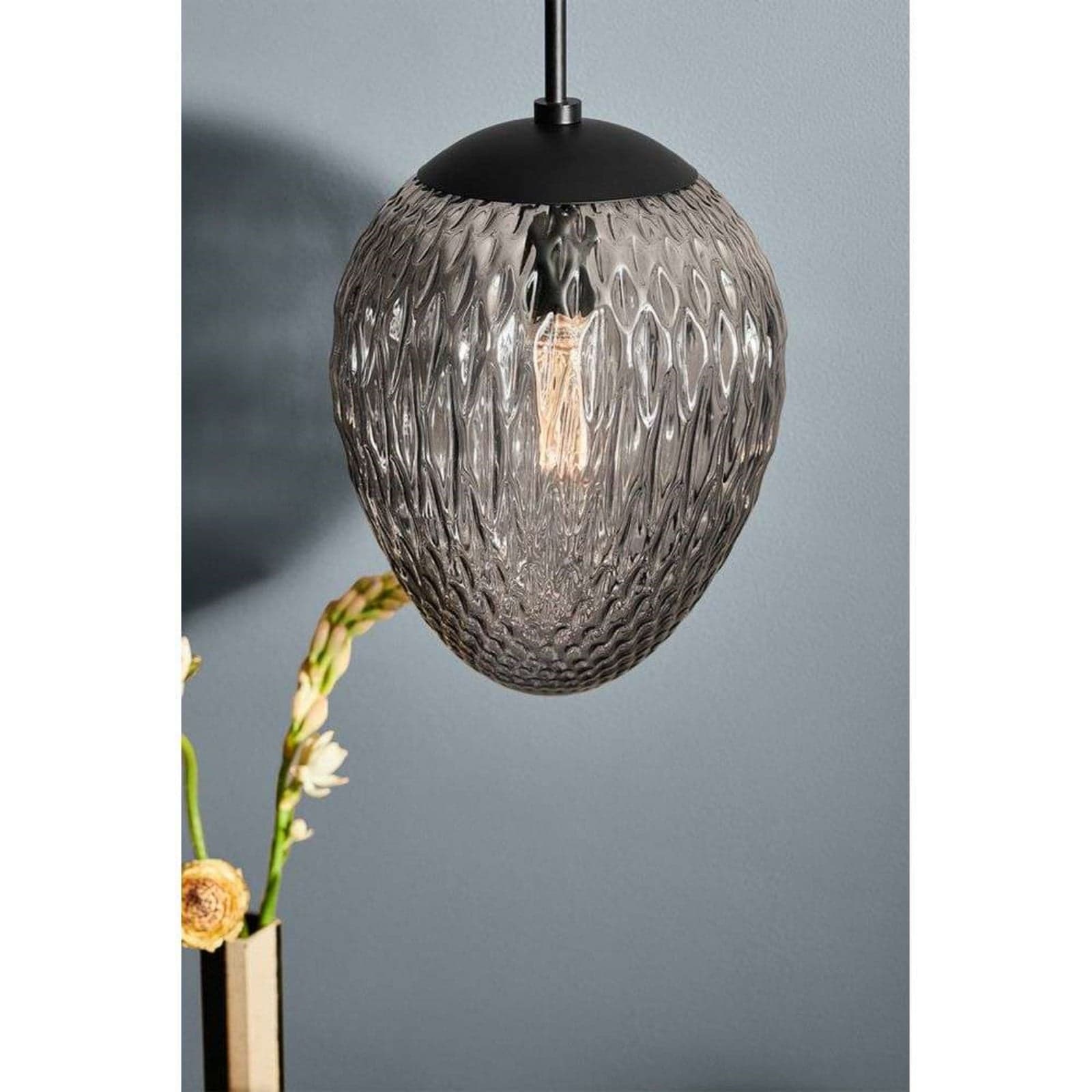 Woods Pendel Ø25 Smoke - Halo Design - Stue - Glass