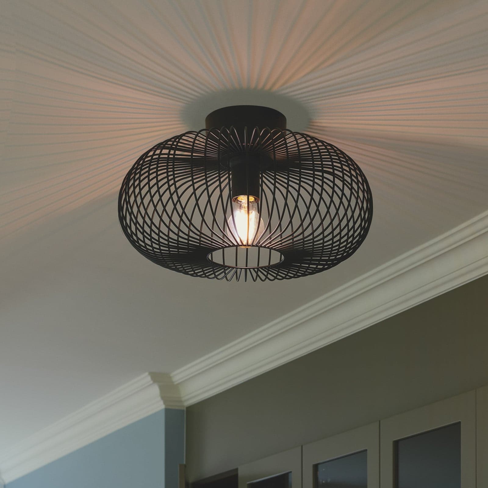 Beroni Taklampe Black - Nordlux - Stue - Metall - Med en lyskilde