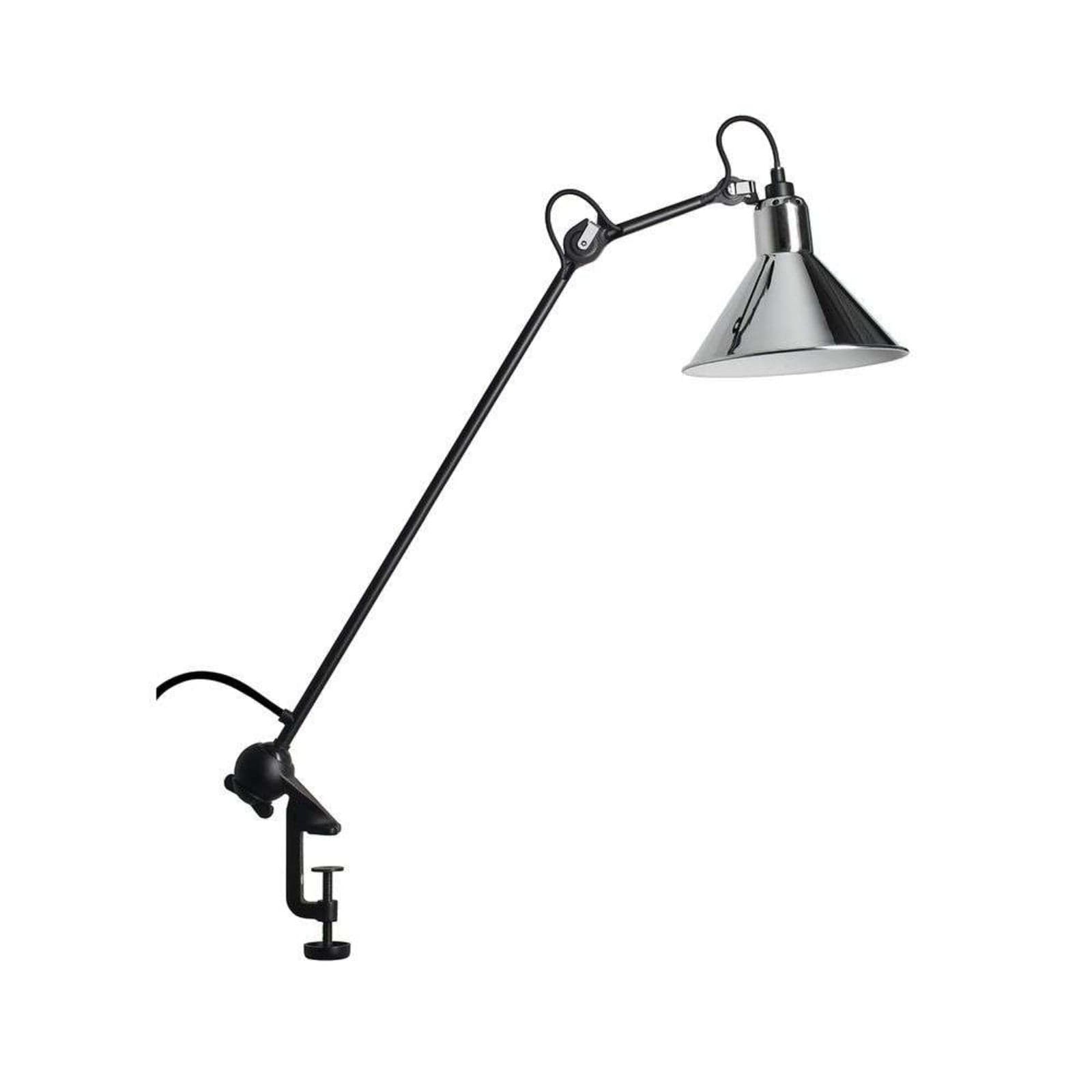 Lampe Gras 201 bordlampe, svart/krom – DCW - Arbeidsrom / kontor - Metall