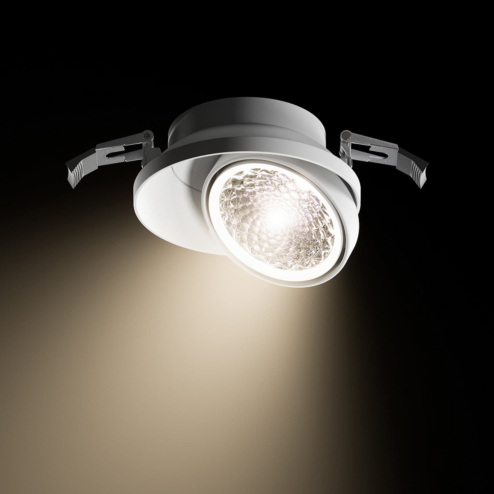 Nivo LED innfelt spot, hvit, 36°, 14 cm svingbar, dimbar – Sigor - Stue - Moderne - Aluminium - Med en lyskilde
