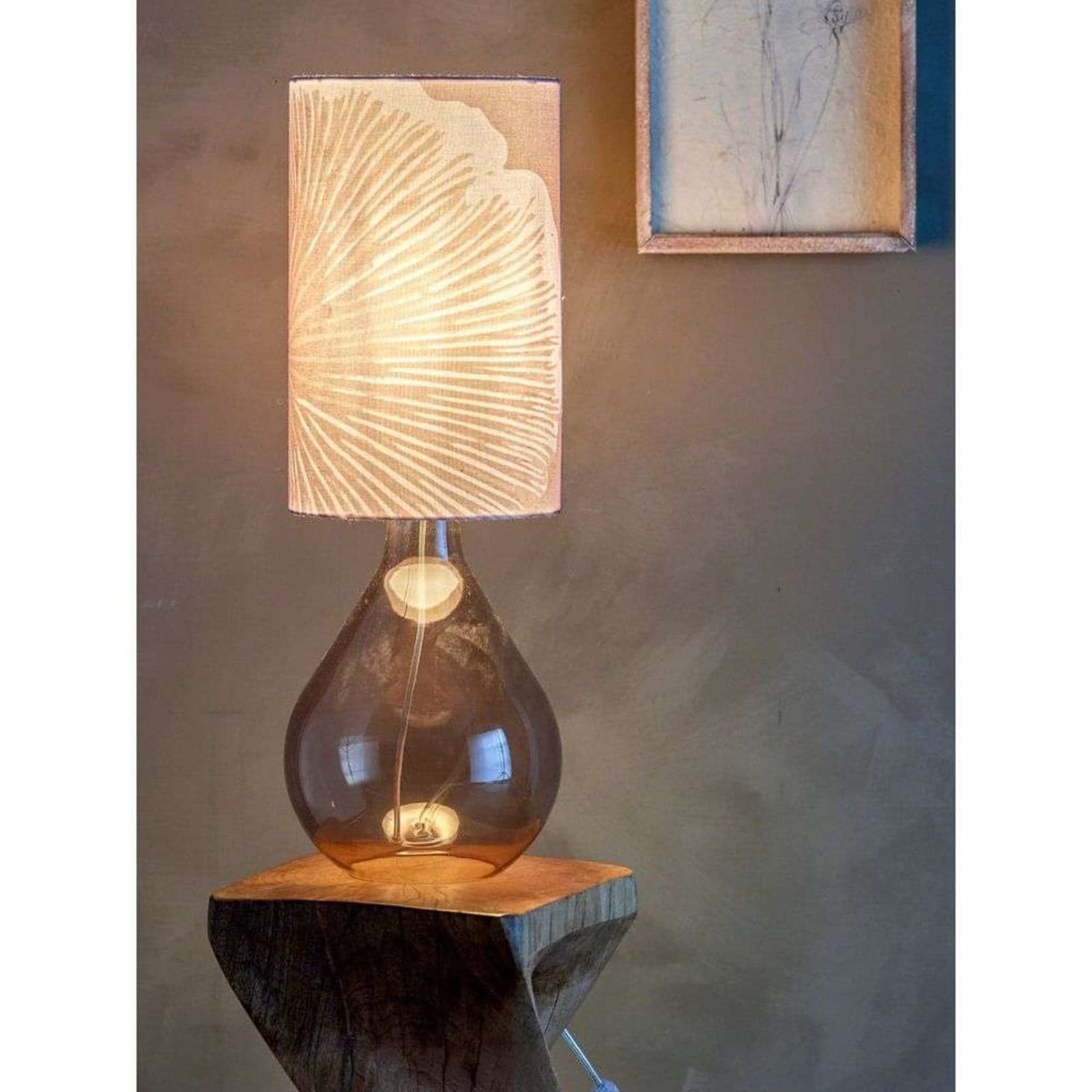 Leni Bordlampe Brown - Bloomingville - Stue - Glass