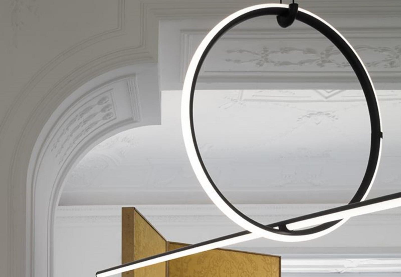 Arrangements Round Large Pendel - Flos - Stue - Aluminium - Ring