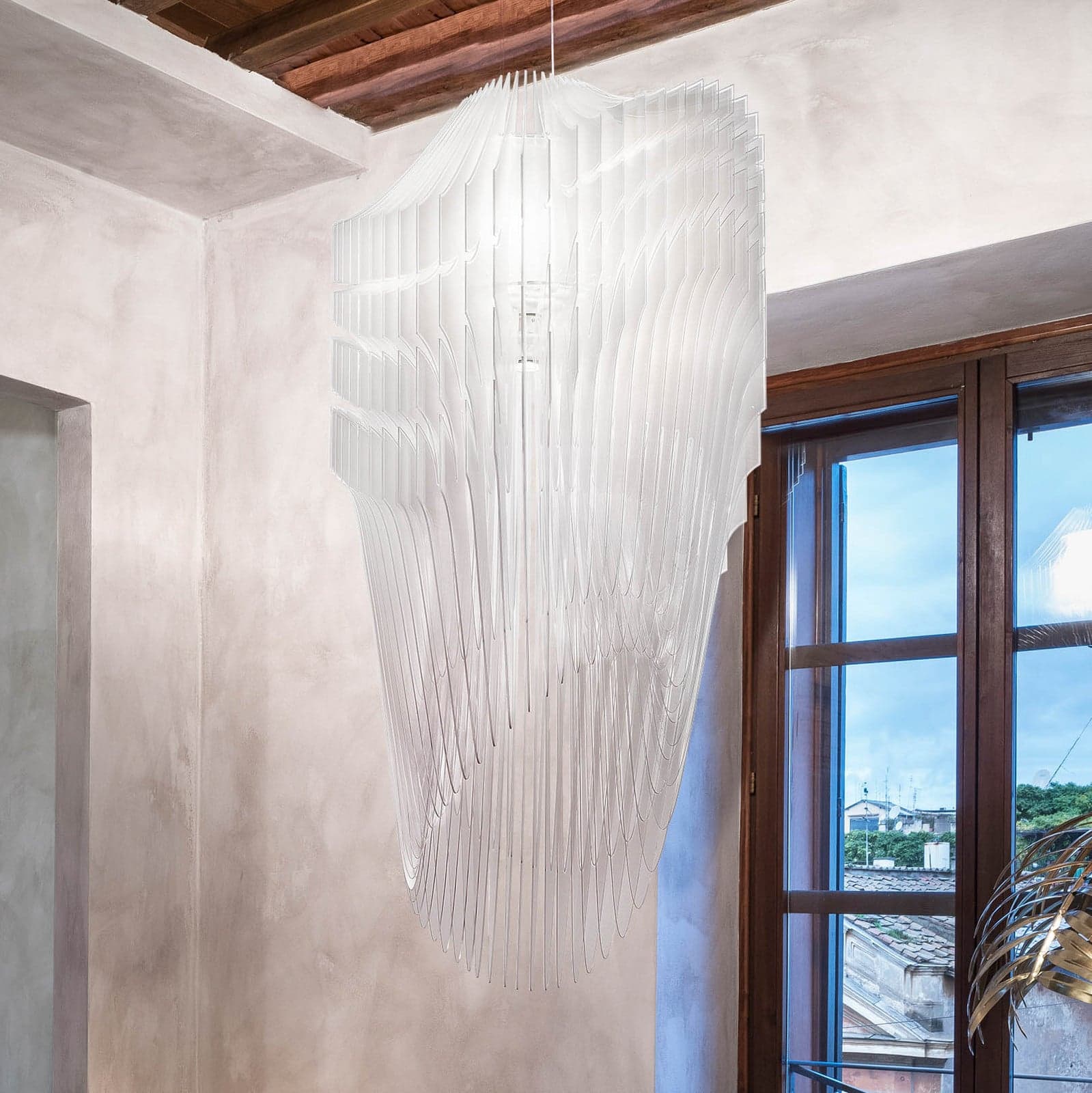 Avia Pendant S White - Slamp - Stue - Design - Plast - Med en lyskilde