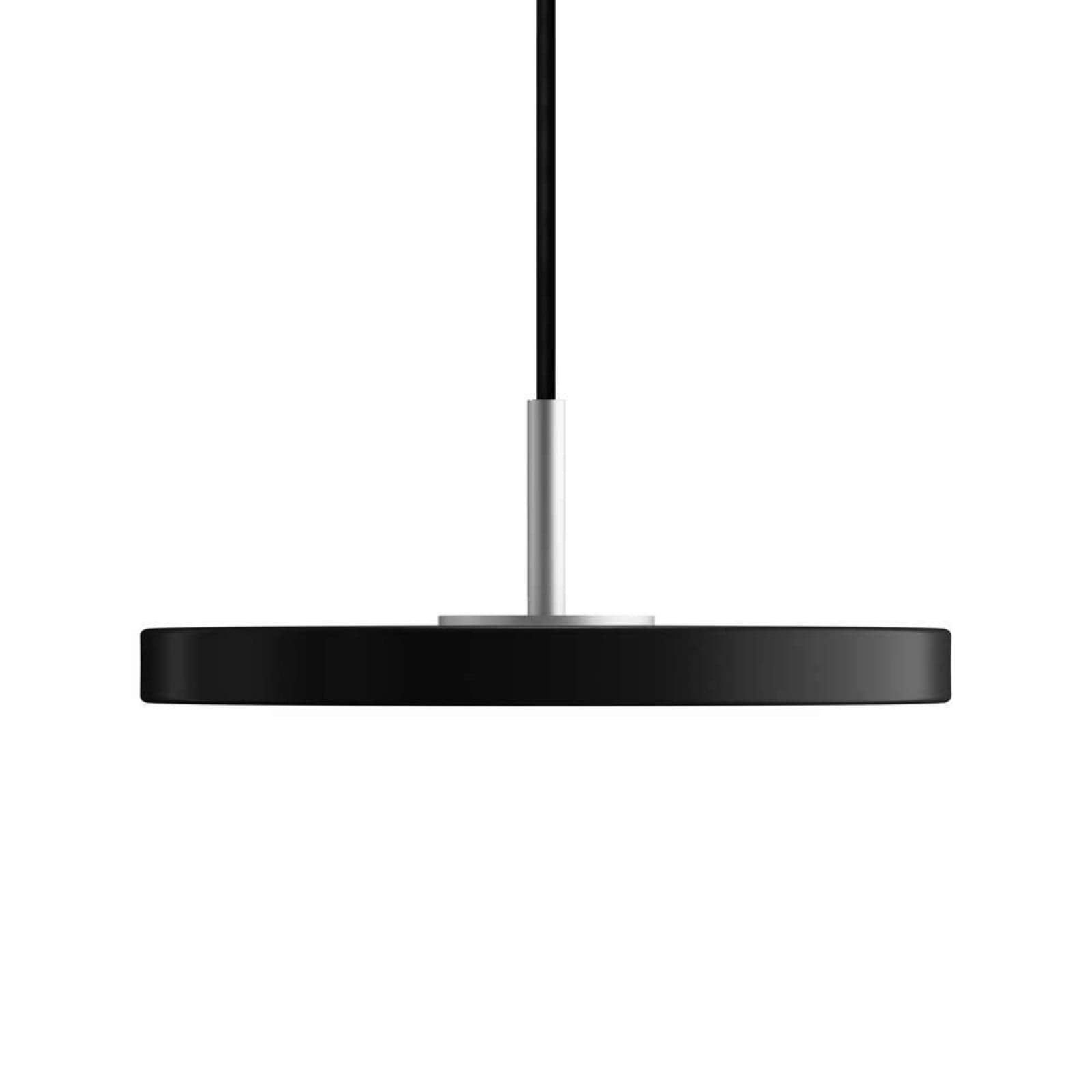 Asteria Pendel Micro Black/Steel Top - UMAGE - Spisestue - Metall