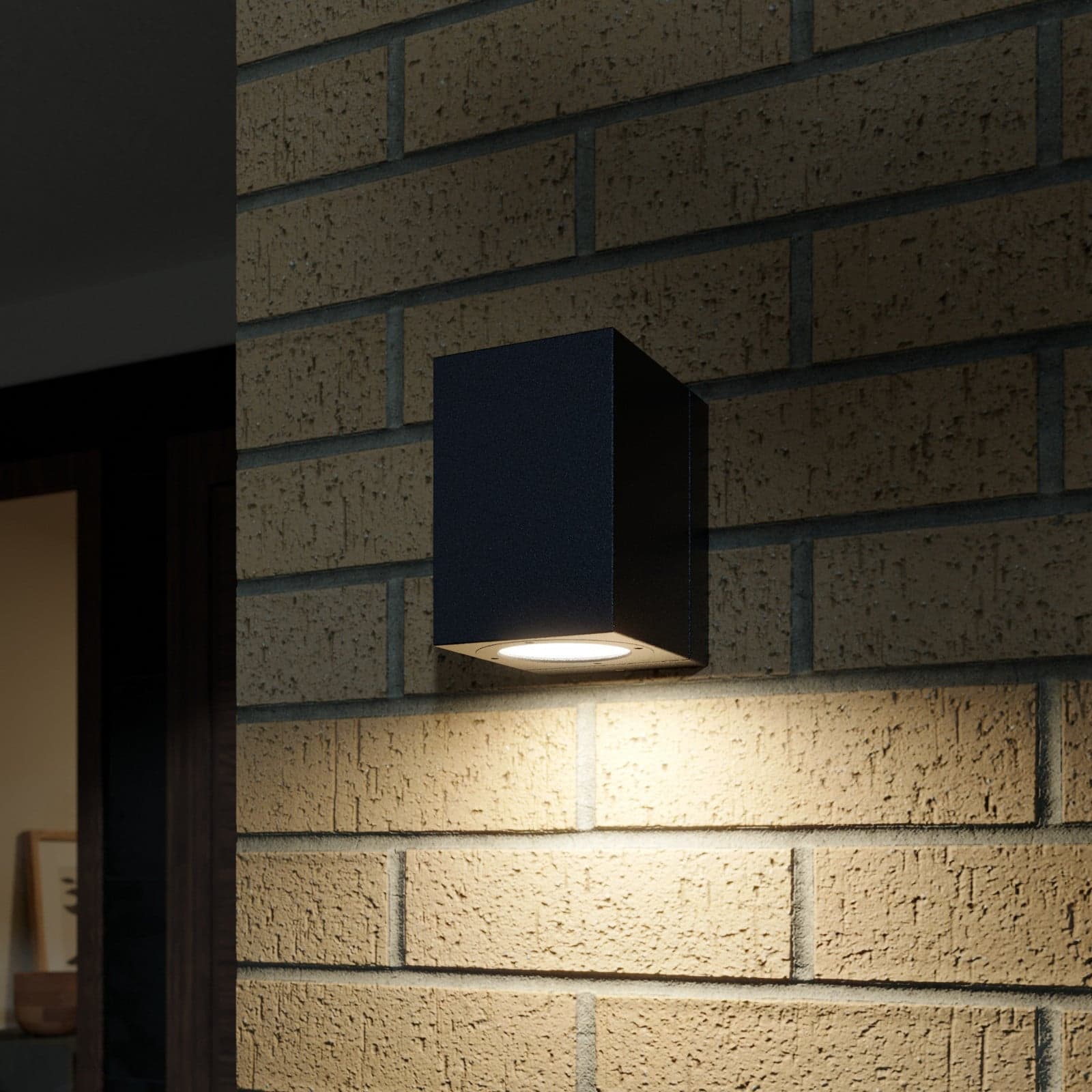 Lorik Utendørs Vegglampe Graphite - Lucande - Moderne - Metall - Kantet