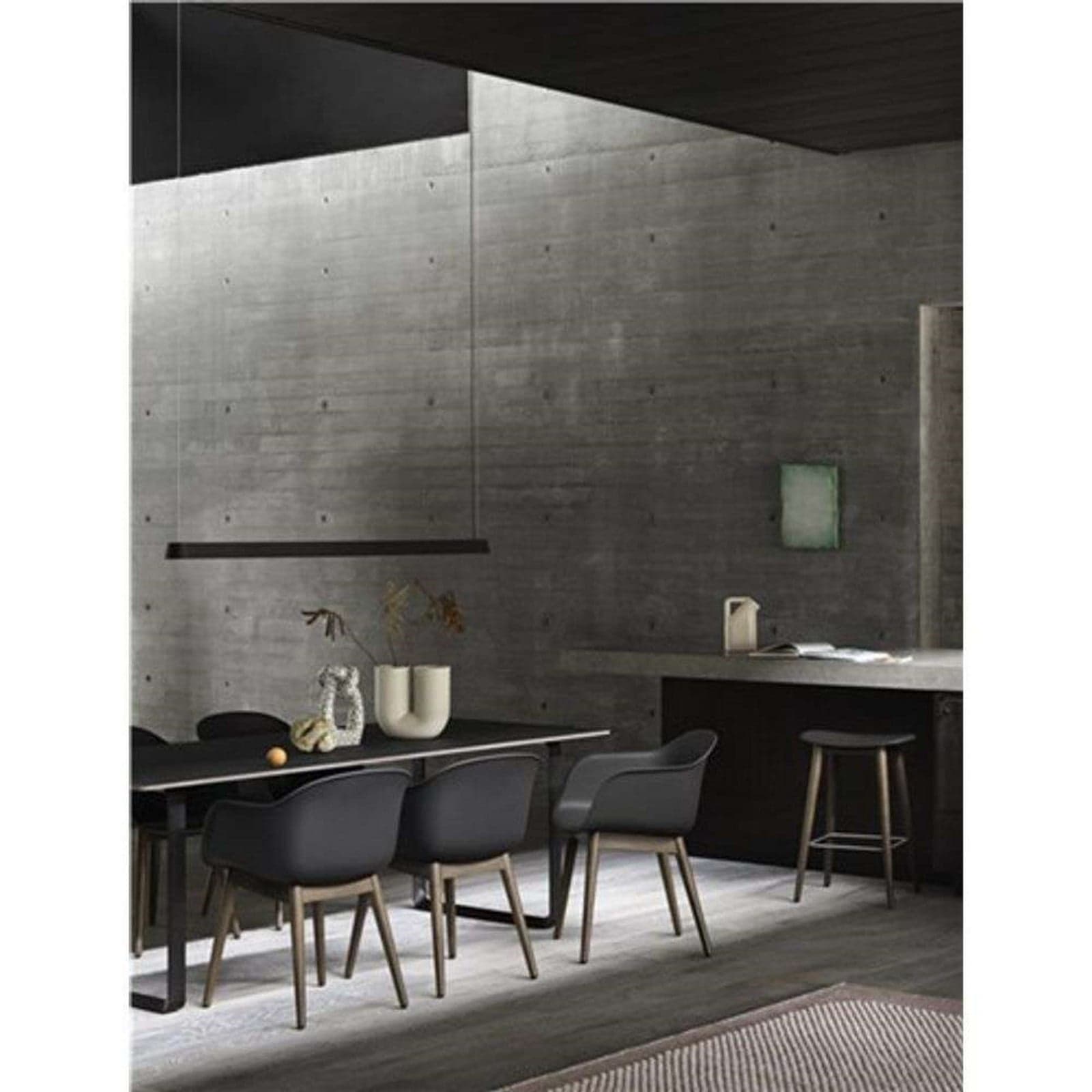 Linear Pendel L169 Grey - Muuto - Spisestue - Aluminium