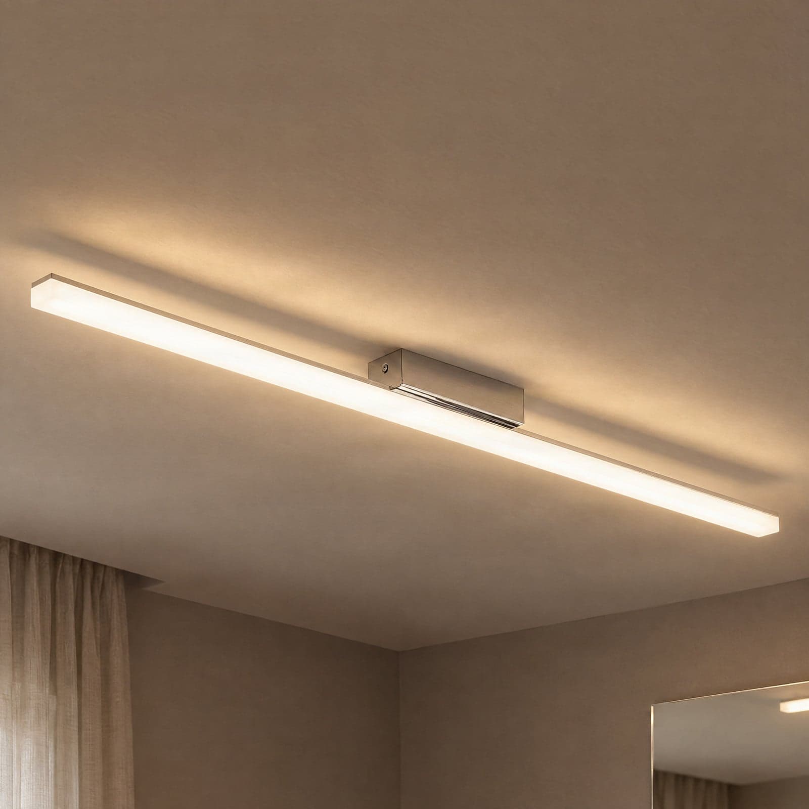 Levke LED Taklampe IP44 White/Chrome - Lindby - Bad - Moderne - Plast - Kantet