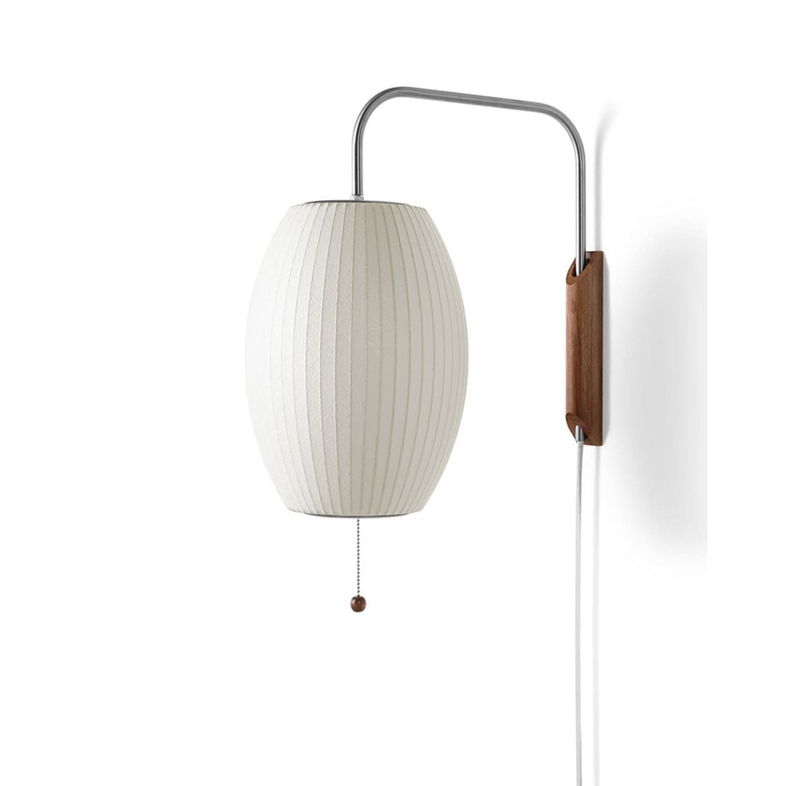 Nelson Cigar Sconce Bubble vegglampe, hvit - Herman Miller HAY - Stue - Plast