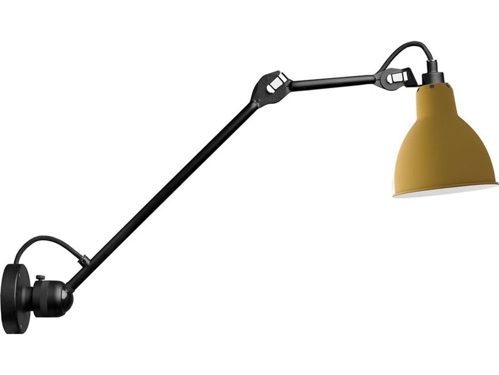 Lampe Gras 304L40 vegglampe, gul – DCW - Stue - Design - Metall