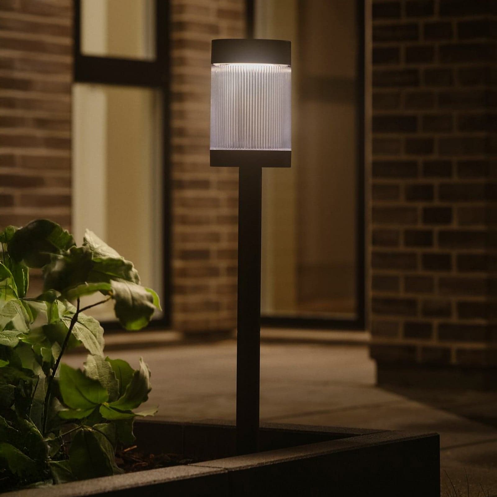 Coupar Solar Hage Lampe Svart - Nordlux - Aluminium - Med en lyskilde