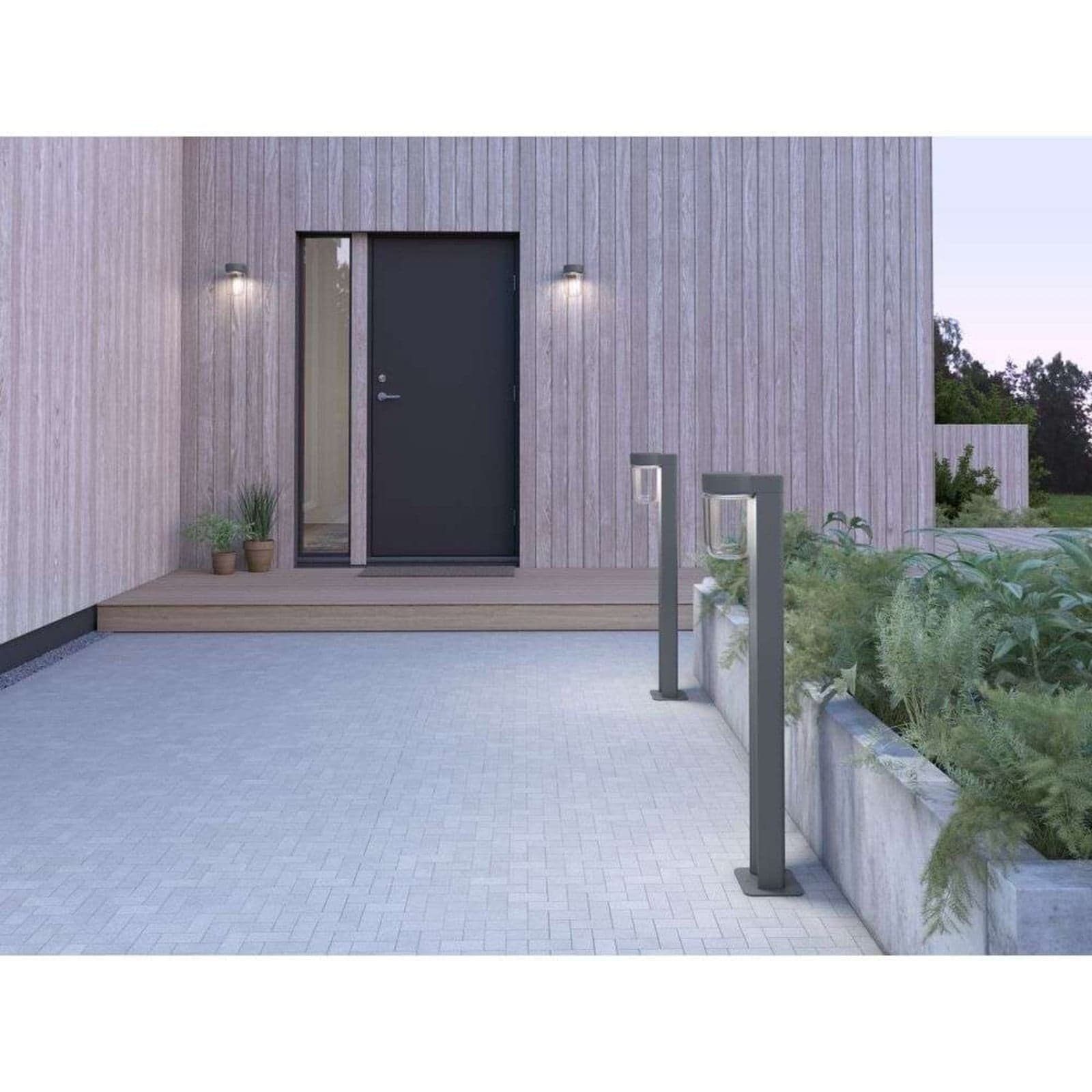Moon Hage Lampe H94,7 Graphite - Belid - Terrasse - Metall
