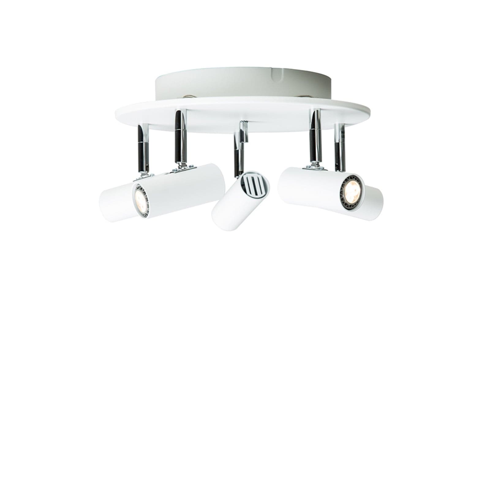 Cato 5-spot Taklampe Matt Hvit - Belid - Metall